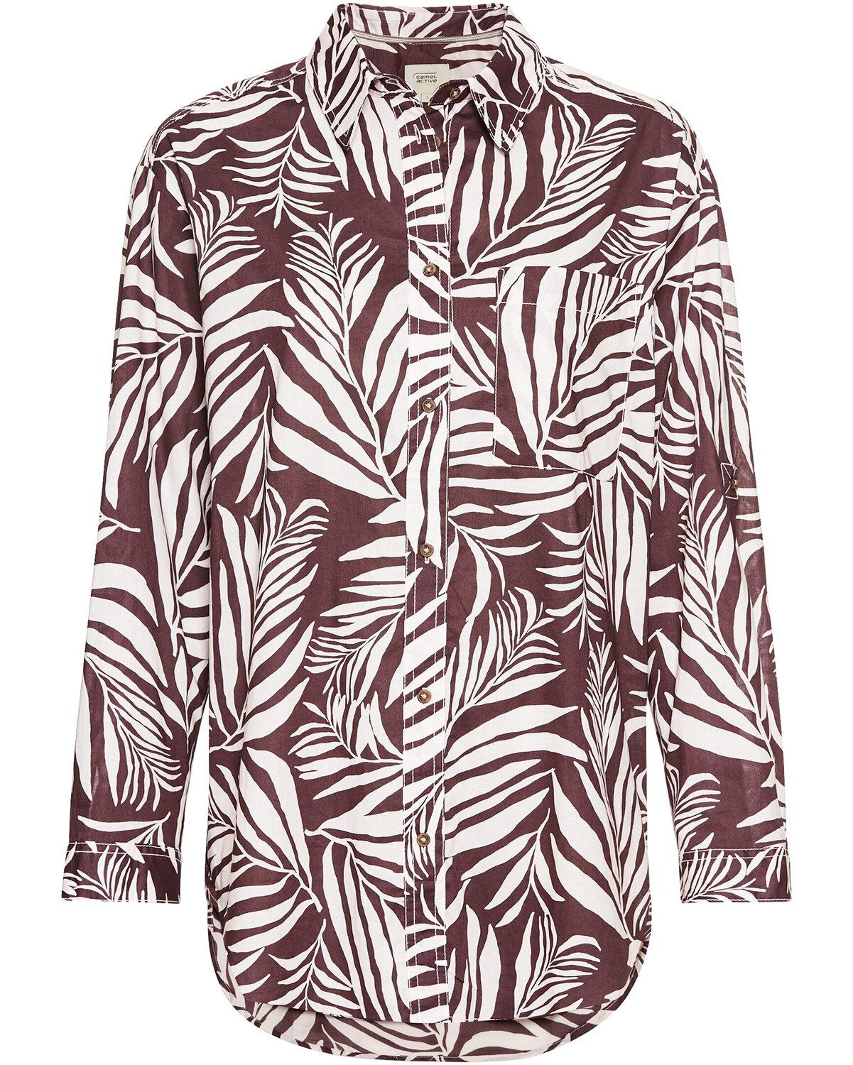 camel active Hemdbluse Hemdbluse mit Allover-Print günstig online kaufen