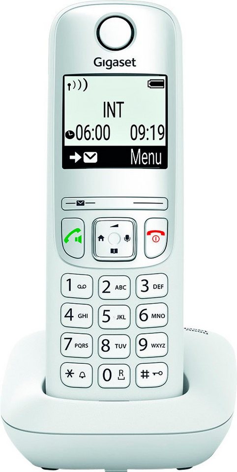 Gigaset A690 Schnurloses DECT-Telefon (Mobilteile: 1), Telefonbuch für bis  zu 100 Einträge