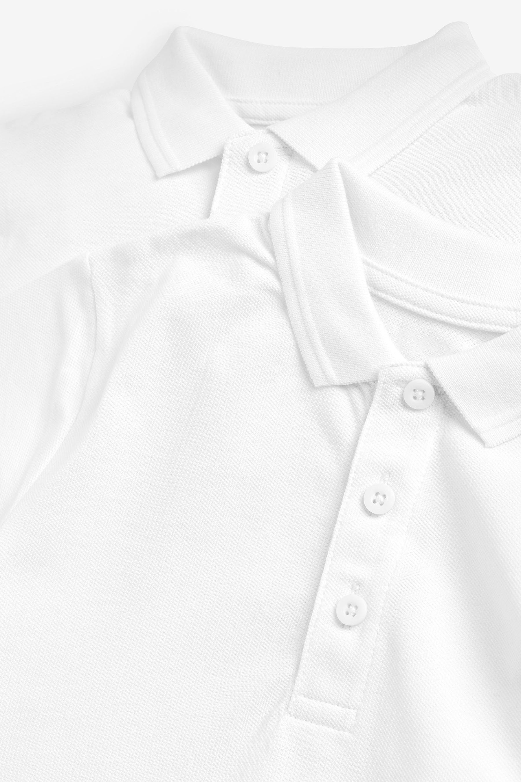 Next Poloshirt Knitterfreie Schul-Polo-Shirts mit Klettverschluss (2-tlg) – Bild 3 von 5