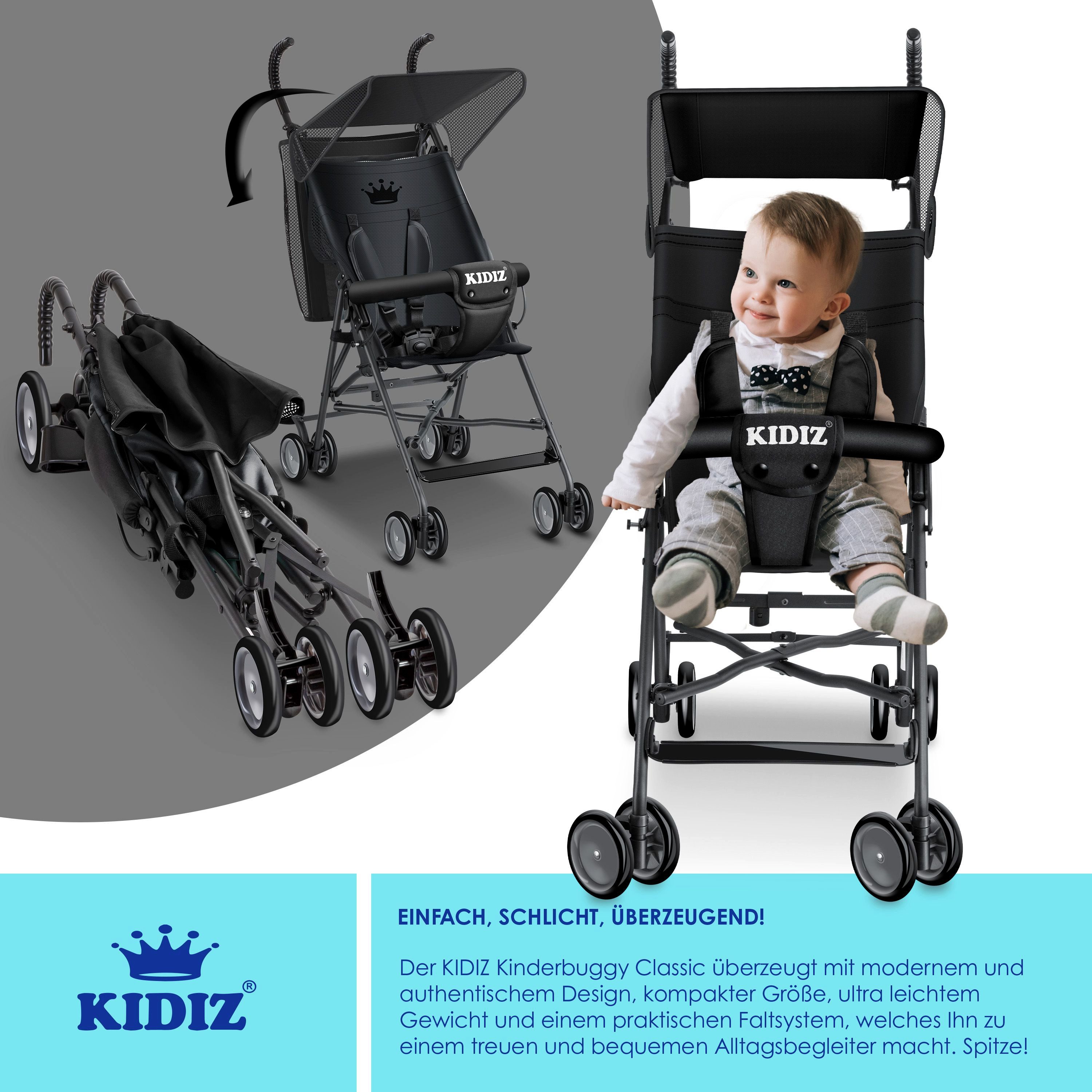 KIDIZ Kombi-Kinderwagen, Kinderwagen CITY Buggy Kinderbuggy klappbar Sportwagen Faltbar