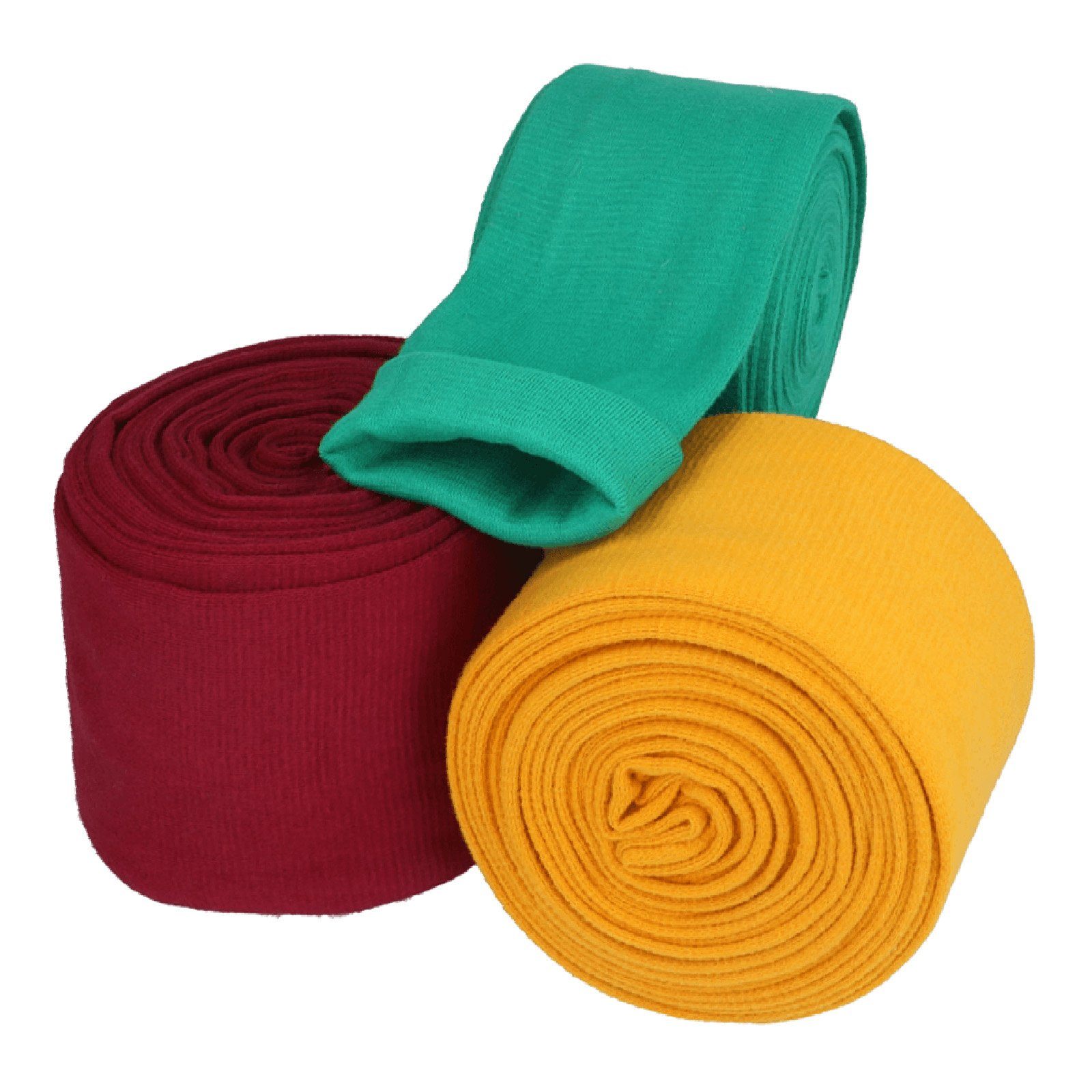 maDDma Stoff 0,25m Bündchen Ärmelbündchen Schlauchware Bündchenstoff für Ärmel, creme