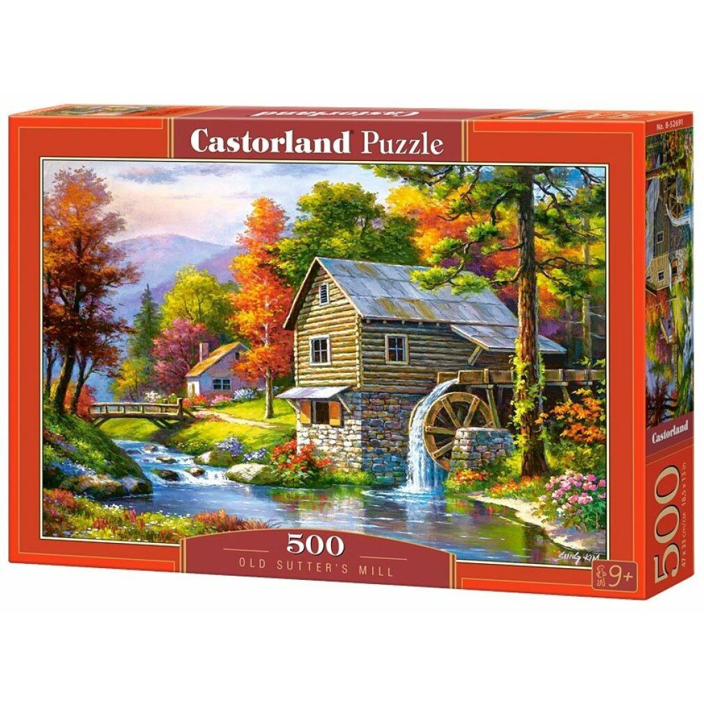 Castorland Puzzle Puzzle Alte Mühle 500 Teile, Puzzleteile