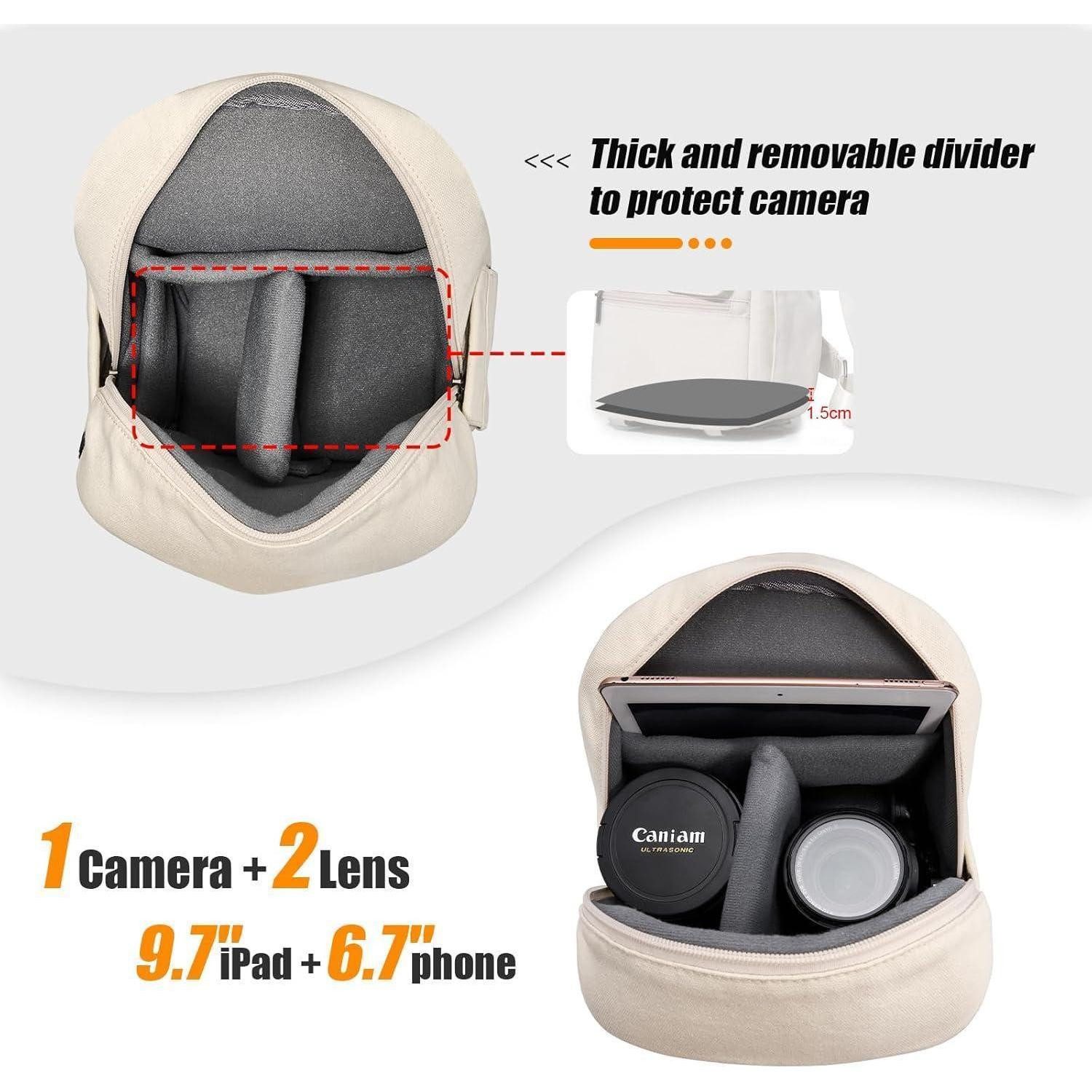 LuxusKollektion Kameratasche Kameratasche Wasserdicht Umhängetasche für Spiegelreflex DSLR