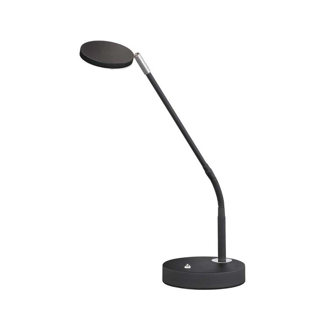 etc-shop Schreibtischlampe, Tischleuchte Beistelllampe Büroleuchte Schreibtischlampe Schwarz LED-