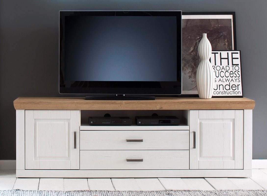 MCA furniture Lowboard TV-Lowboard II Brixen, Landhaus modern, Pinie Aurelio / Grandson Oak
