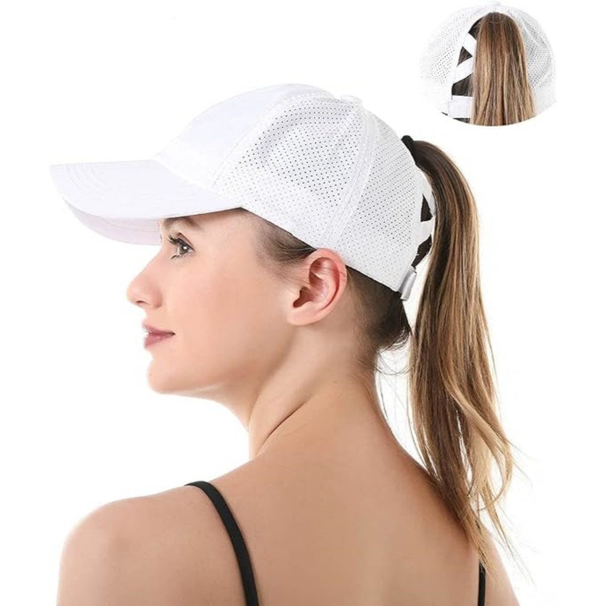 Kraftverdia Baseball Cap Baseball Cap Damen Sommer Basecap UV-Schutz Verstellbar