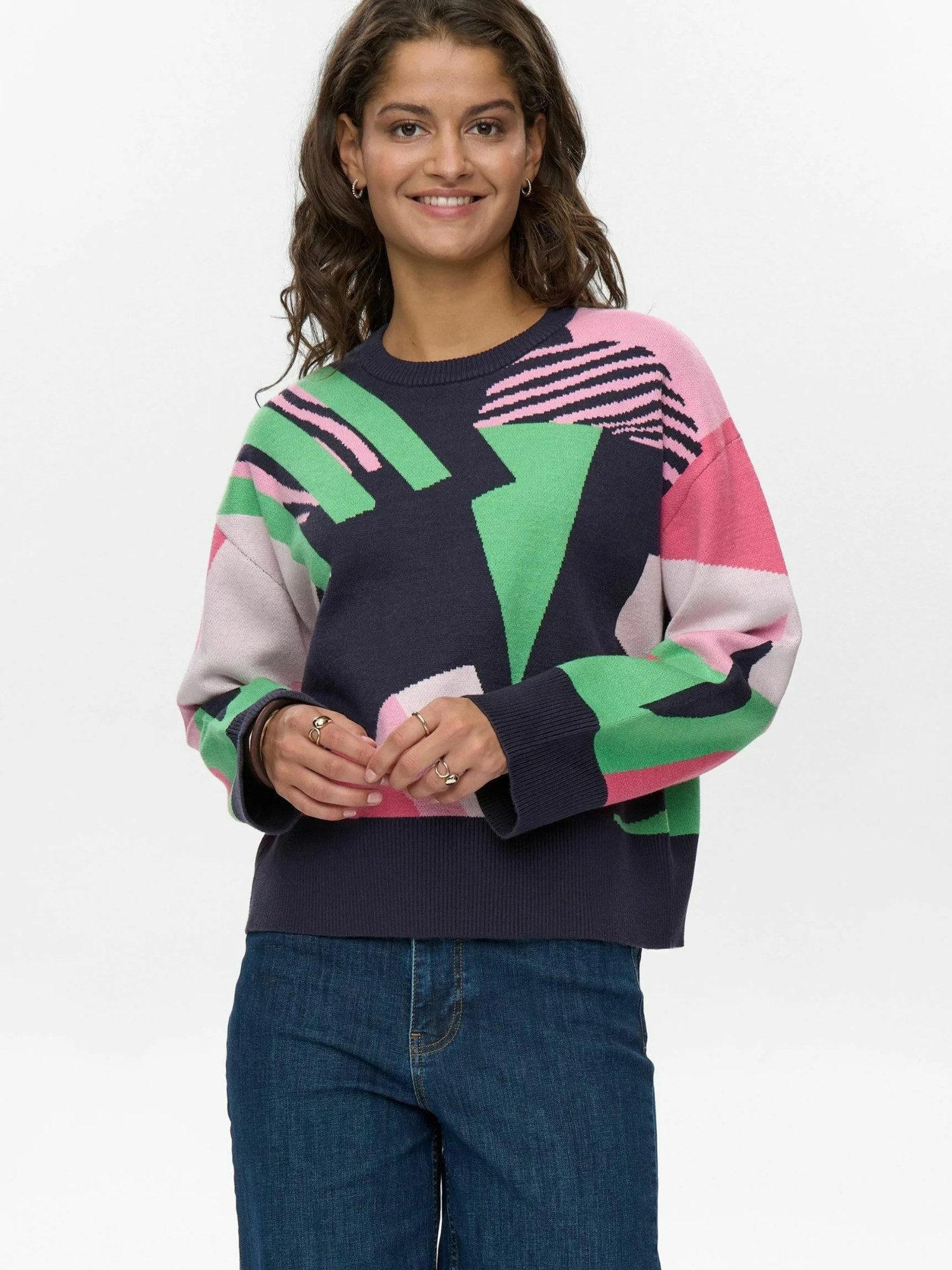 nümph Strickpullover Nümph Jumper NUGRAPHI