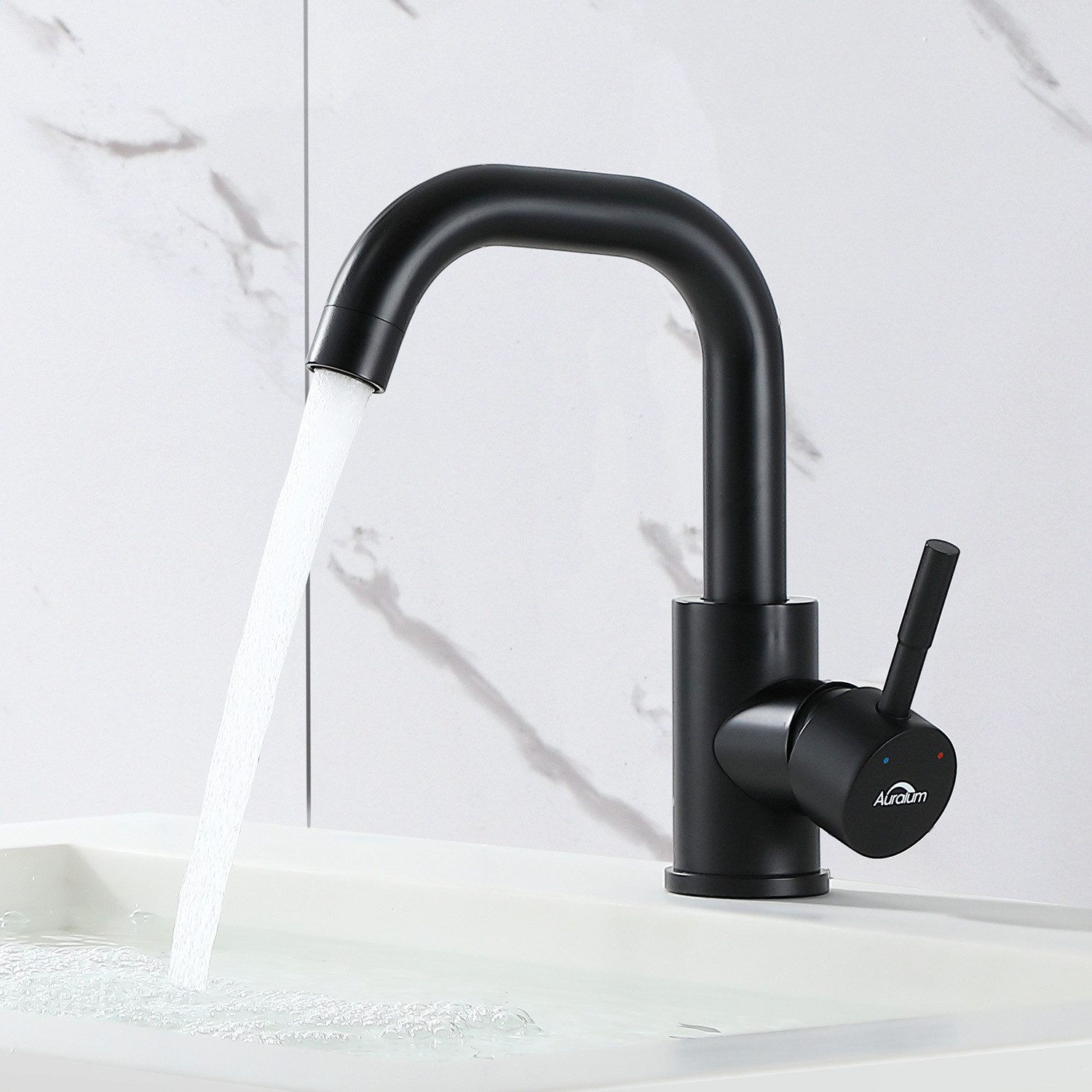 Auralum Max Waschtischarmatur 360° Drehbar Wasserhahn günstig online kaufen