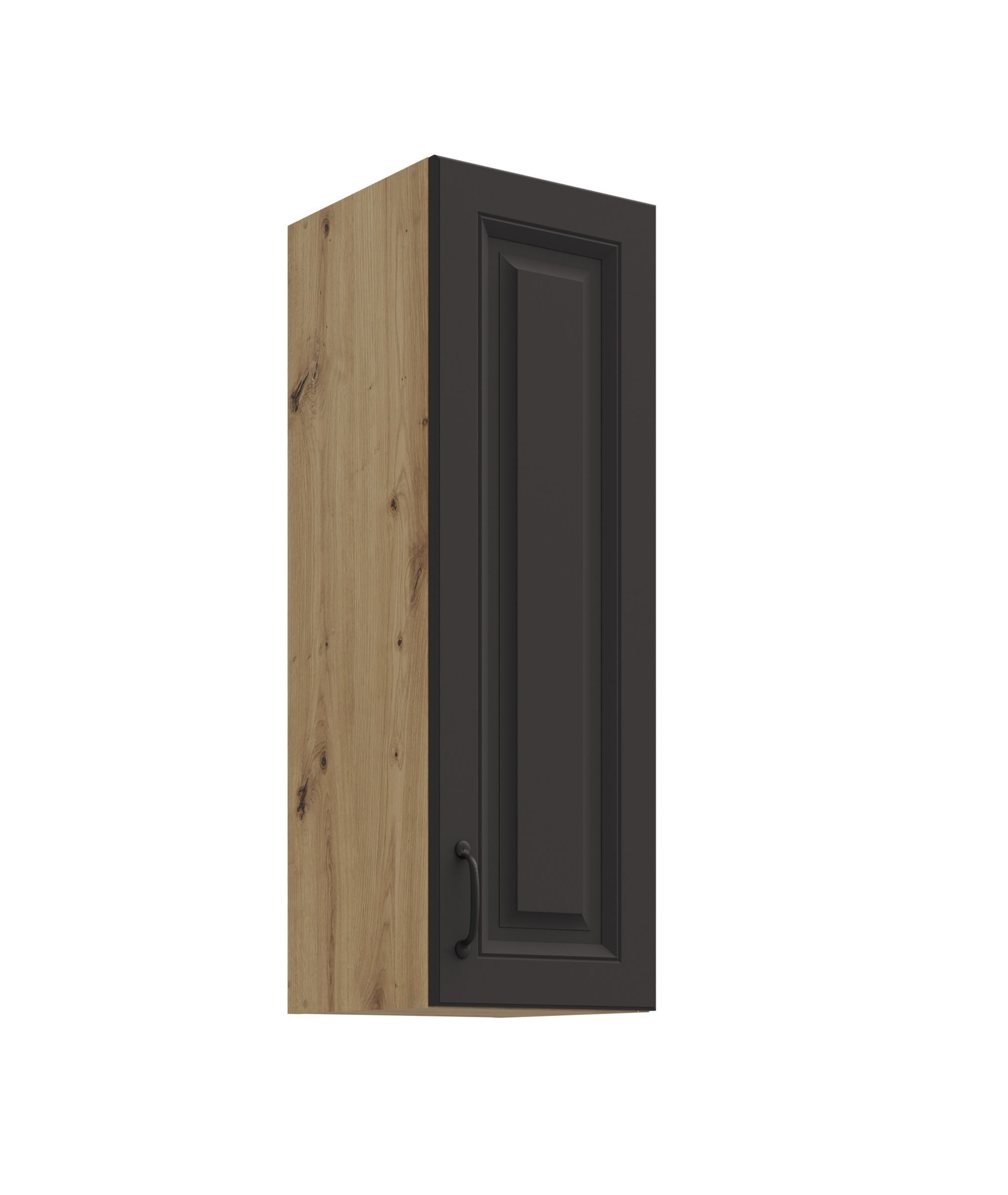 Hängeschrank 30 cm Küche Stilo Grau Küchenzeile Küchenblock Einbauküche Landhaus