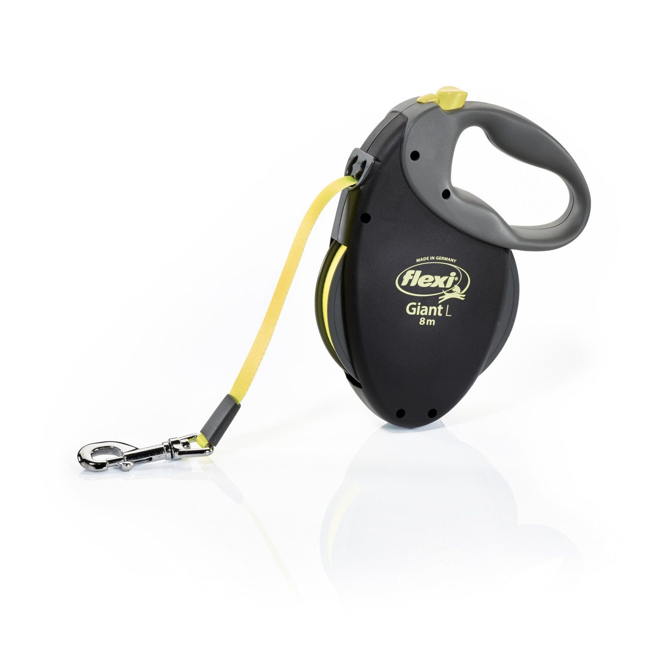 flexi Hundeleinen-Führungsstange Flexi Hundeleine Giant neon, Gurt 8 m