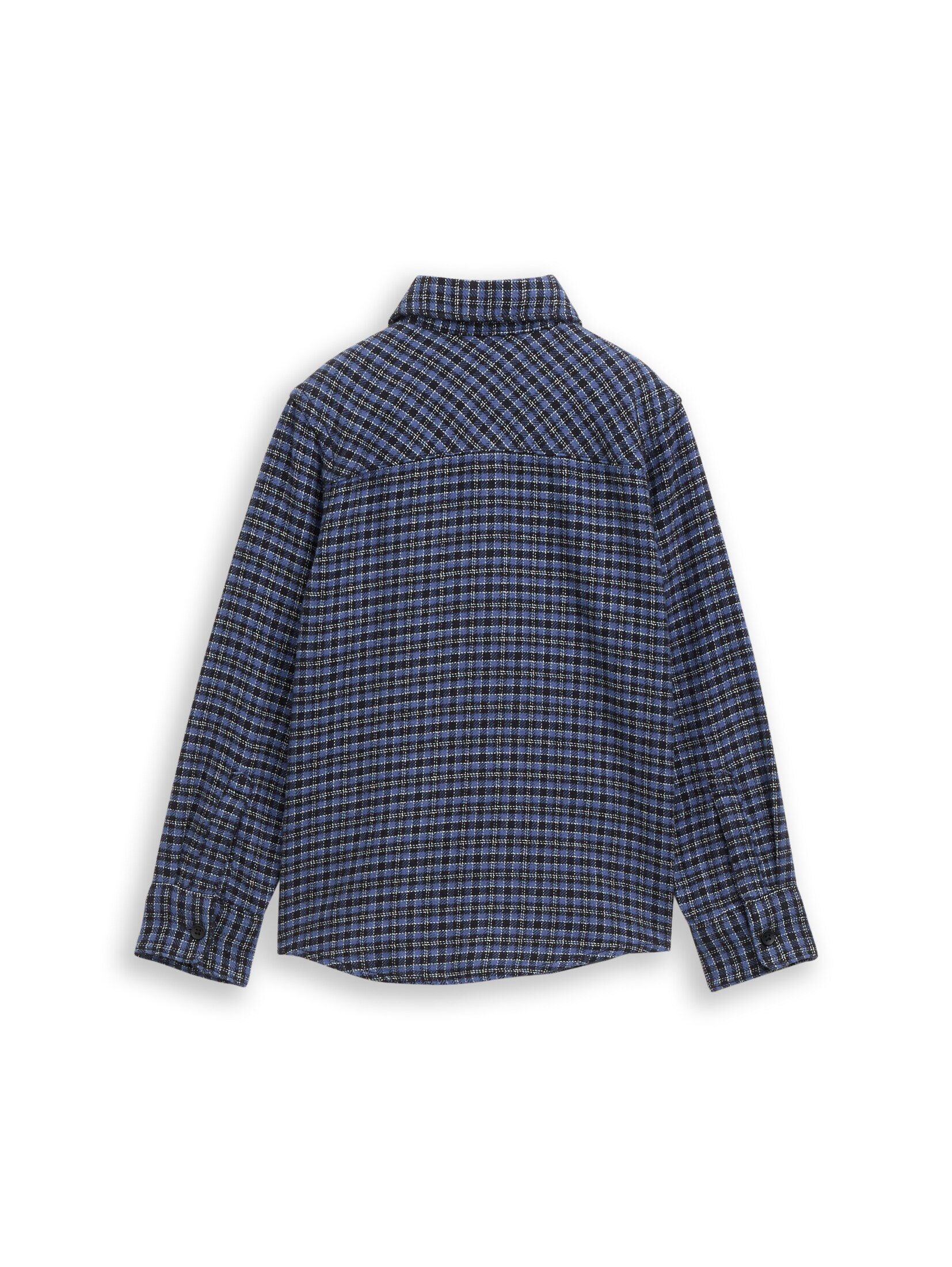 TOM TAILOR Langarmhemd Blusen & Shirts Regular Fit Hemd mit Karomuster
