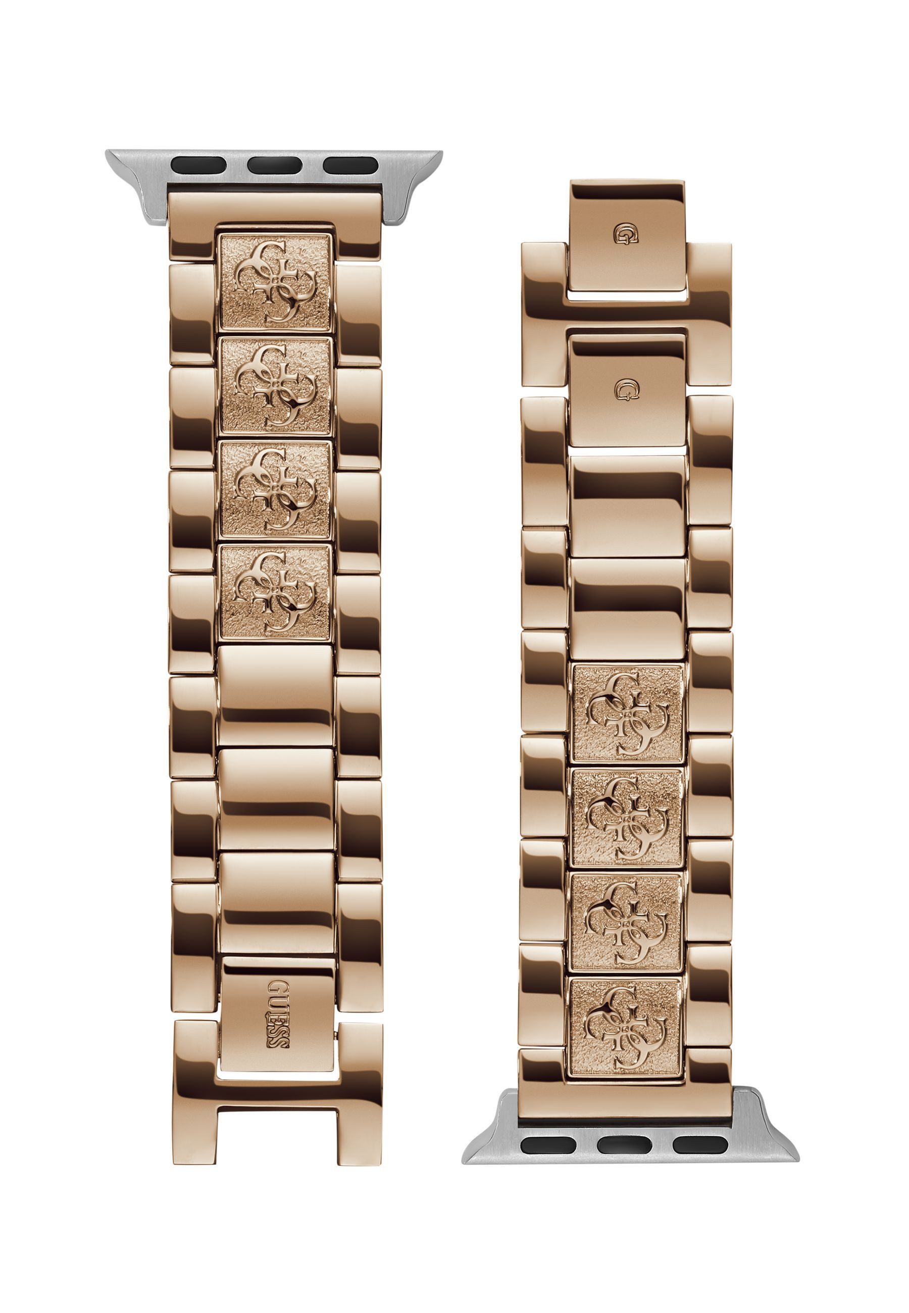 Guess Uhrenarmband GUESS APPLE BAND (38MM-40MM), Gehäuse aus 100% Nicht zutreffend und ein Armband aus 100% Edelstahl