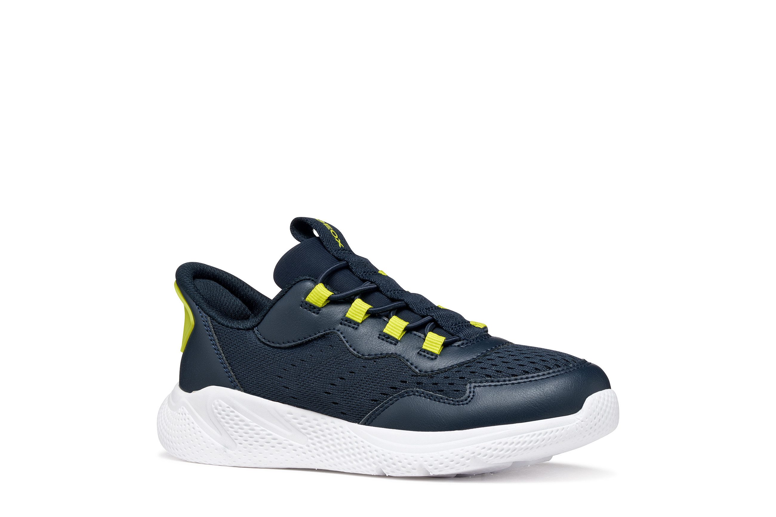 Geox J SPRINTYE FAST IN B Keilsneaker Freizeitschuh mit Kontrastbesätzen, Größenschablone zum Download