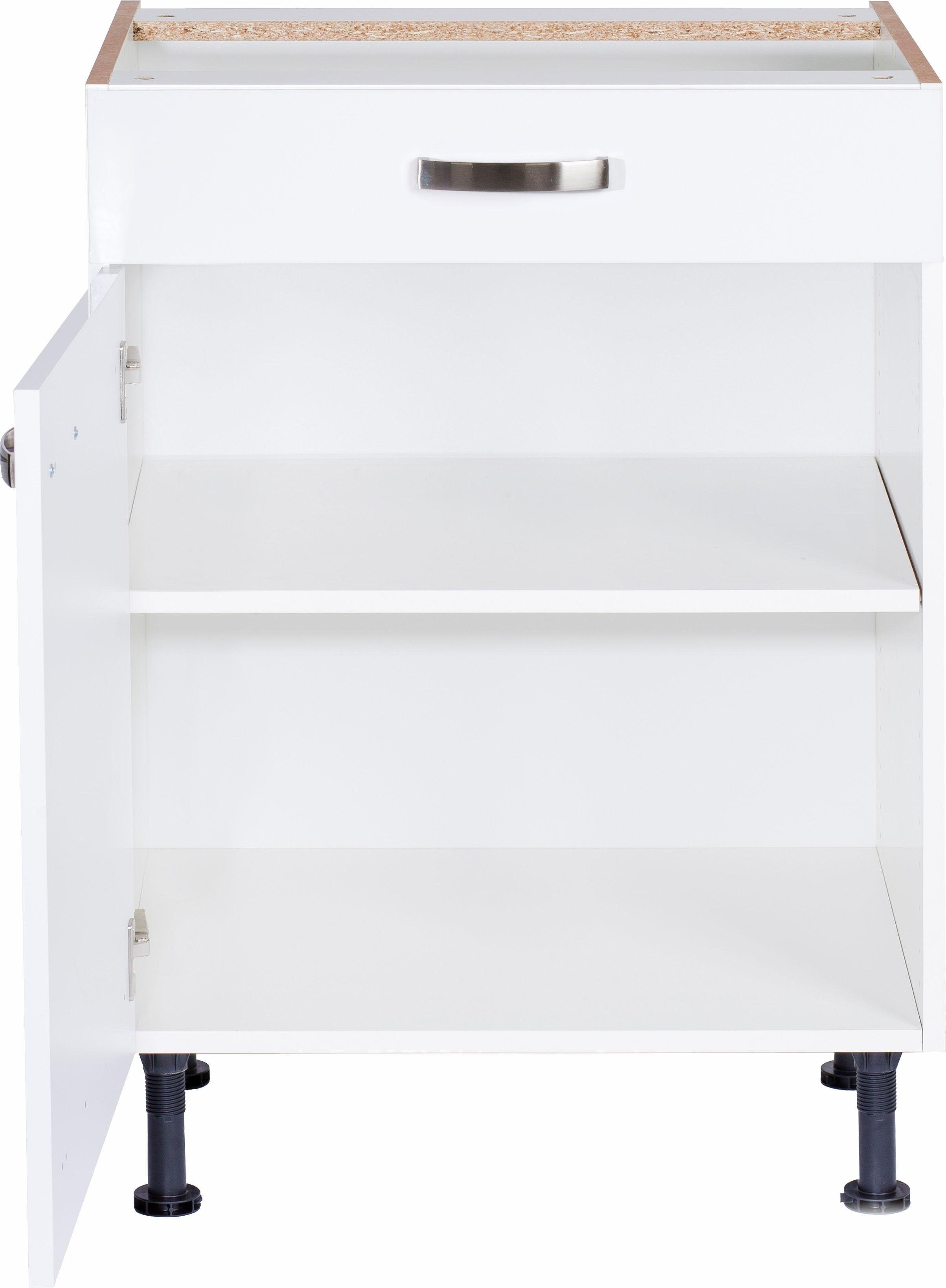 KOCHSTATION Unterschrank KS-Cara Breite 60 cm, mit Vollauszug und Soft-Close-Funktion
