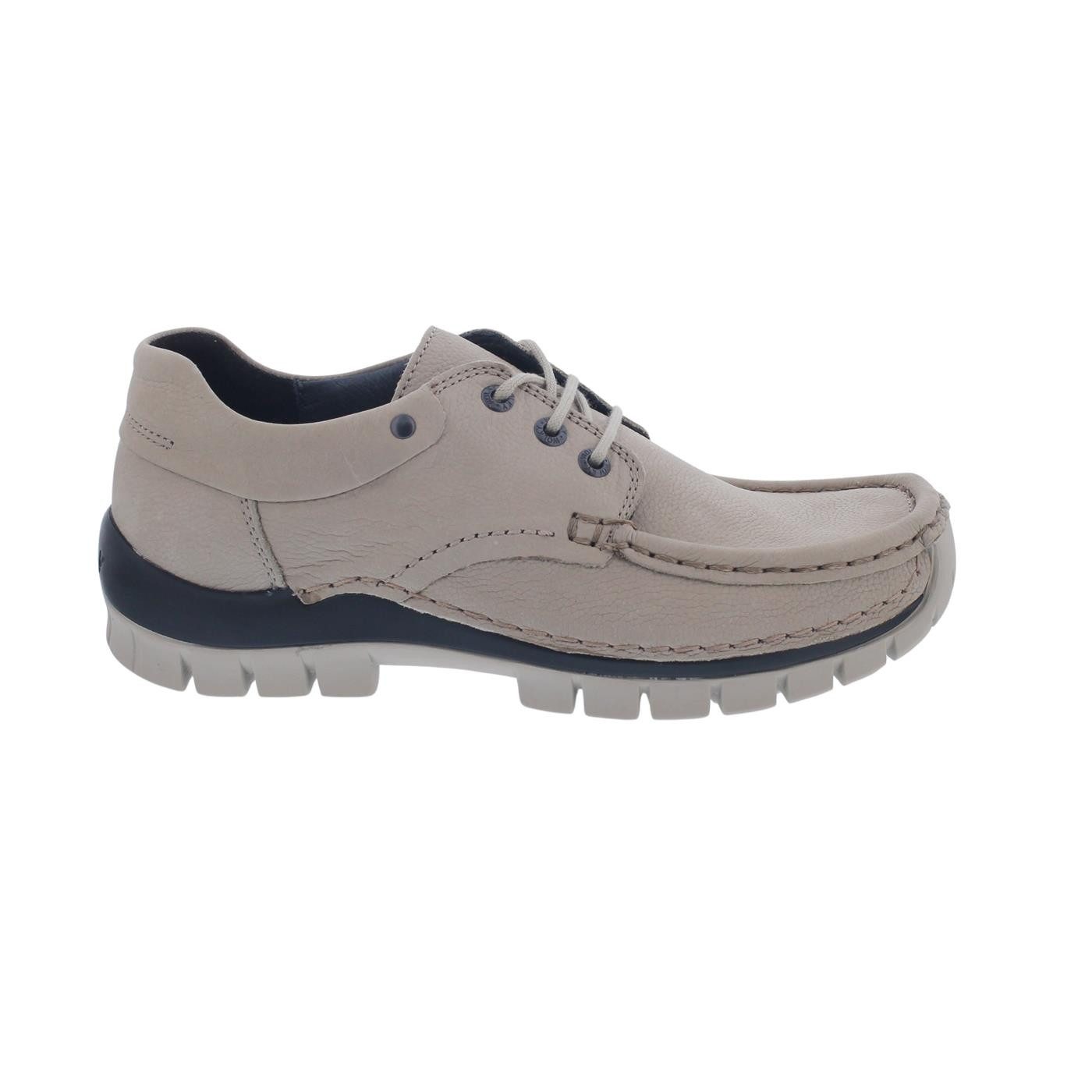 WOLKY Wolky Fly Winter Halbschuh, Antique nubuck Leather, Safari (beige), 04 Schnürschuh