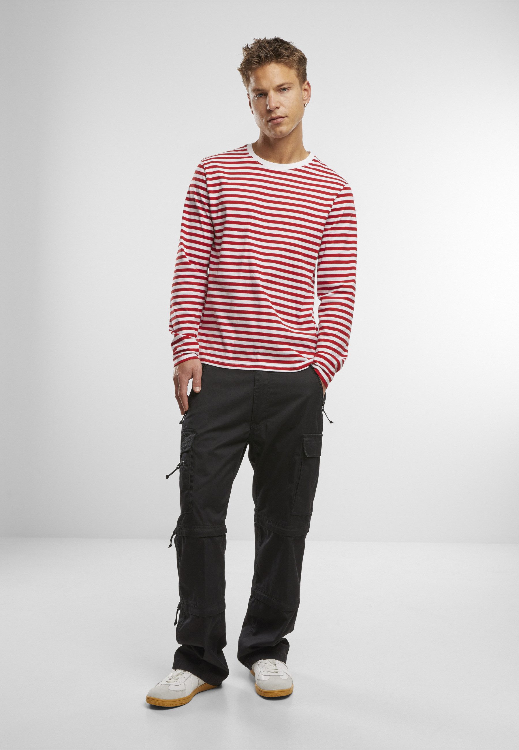 Brandit T-Shirt Brandit Jerseyshirt Stripe longsleeve (1-tlg)