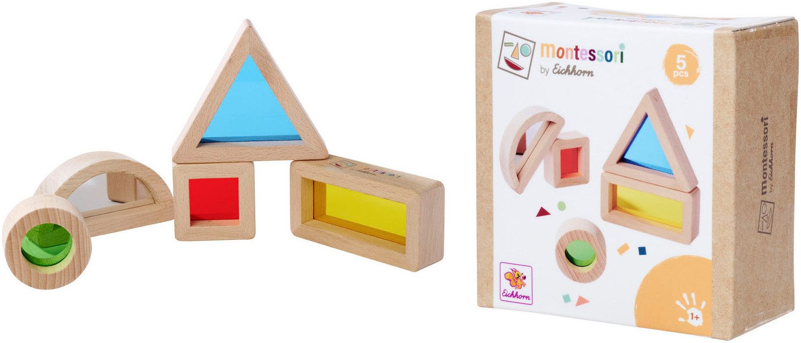 Eichhorn Montessori Fensterbausteine Spielbausteine