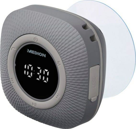 Digitalradio W) Dusch- RDS, grau (UKW 43881) P66096 Medion® 3 (DAB) mit (MD LIFE®