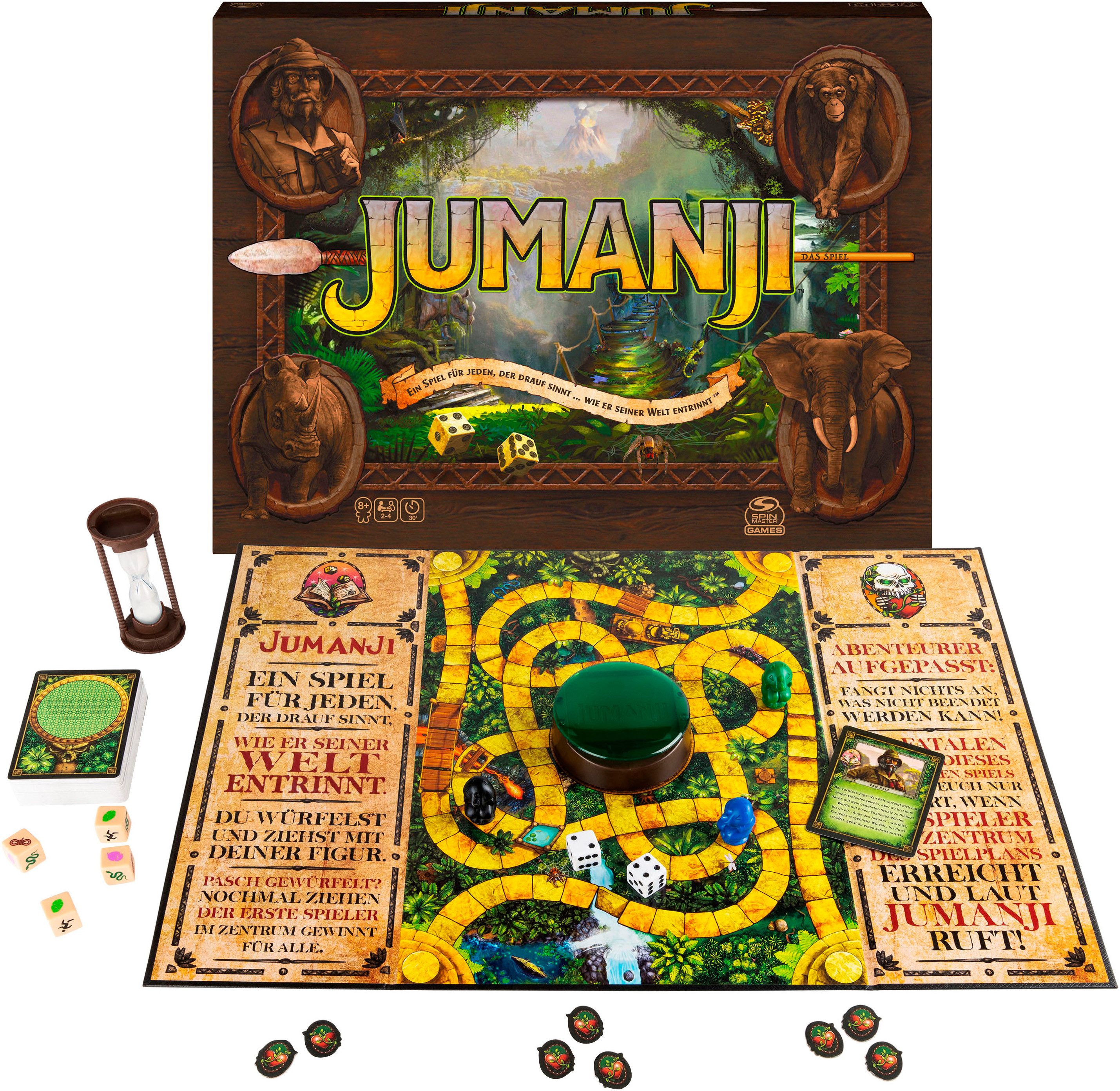 Spin Master Spiel, Familienspiel Jumanji (Standardversion)