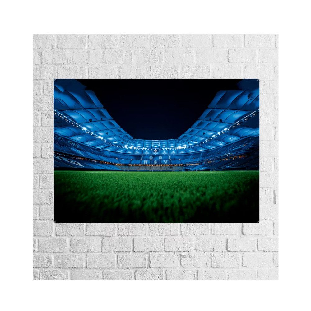 HSV Fahne Hamburger SV Fahne HSV Wandfahne "Stadion" 120x80cm