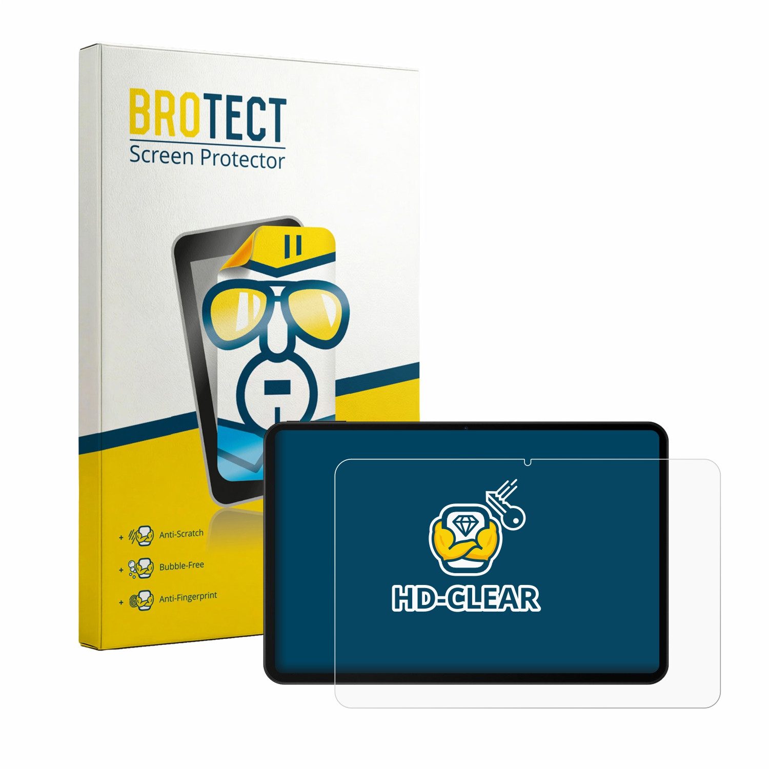 BROTECT Displayschutzfolie Schutzfolie für POCKAM P13 13.4", Displayschutz Schutz Folie Klar Transparent