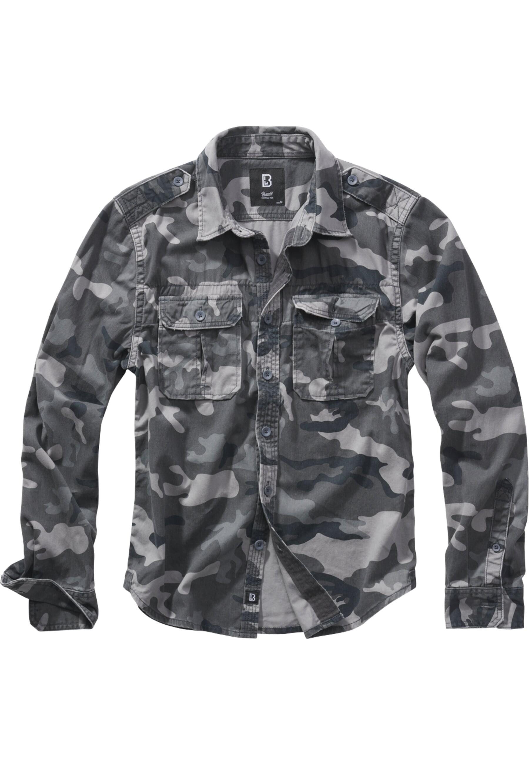 Brandit Langarmhemd Brandit Herren Vintage Shirt günstig online kaufen