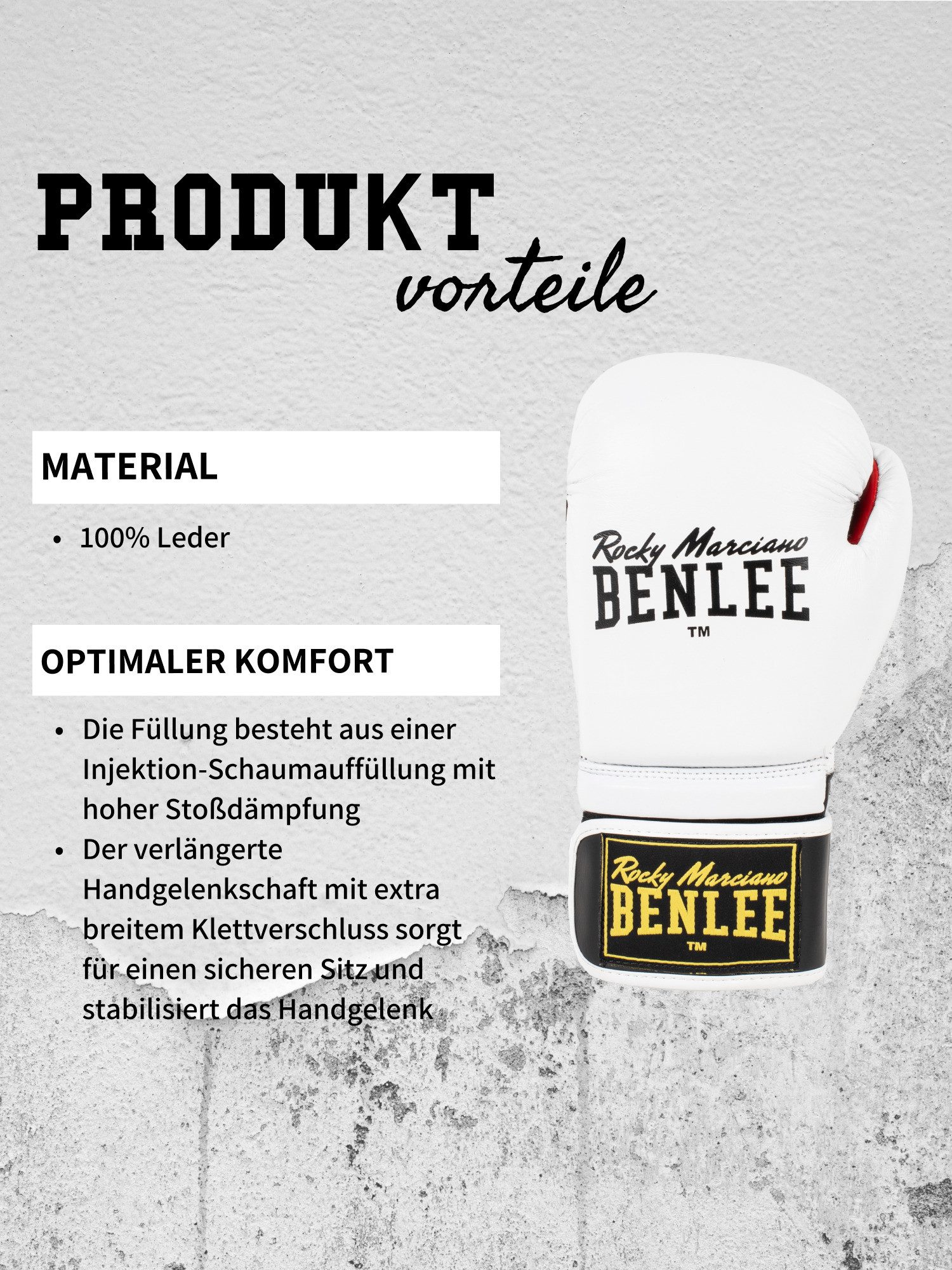 Benlee Rocky Marciano Boxhandschuhe SUGAR DELUXE (2-tlg)