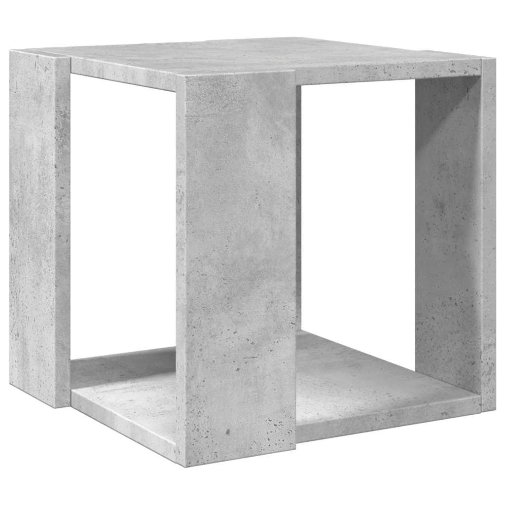 furnicato Couchtisch Betongrau 32x32x30 cm Holzwerkstoff günstig online kaufen