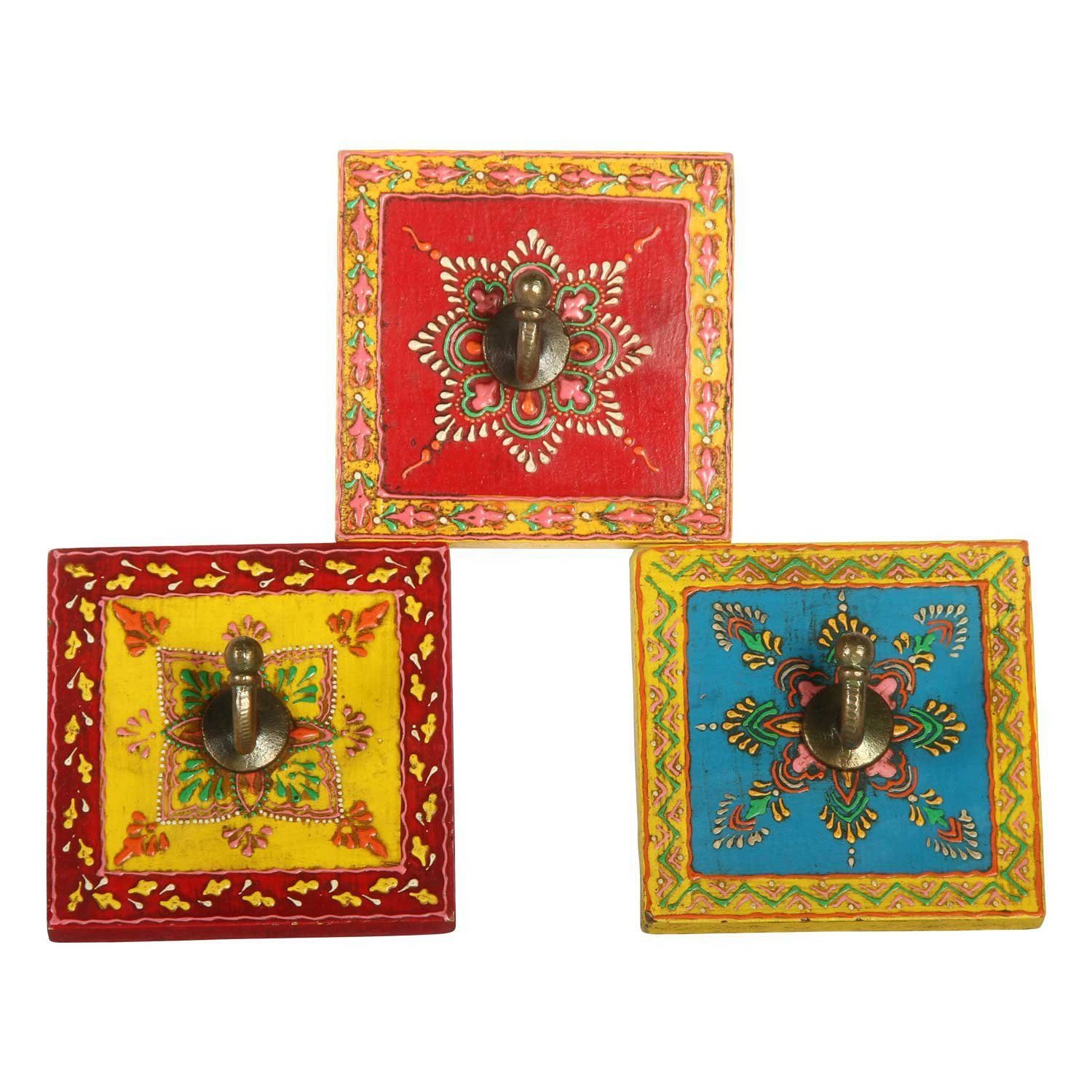 Casa Moro Garderobenschrank Orientalische Kleiderhaken 3er Set bunt 10x10 c günstig online kaufen