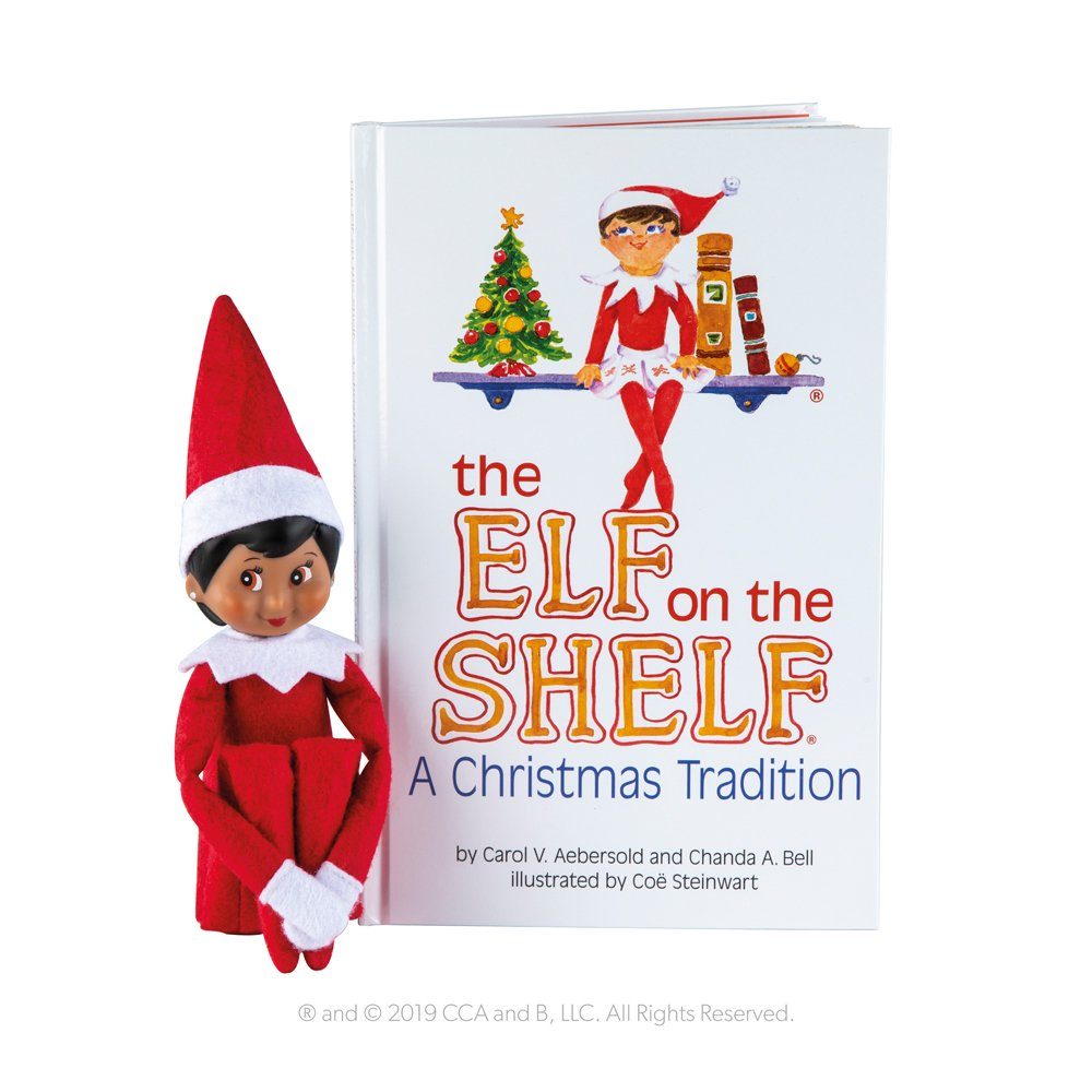 Mädchen Shelf on Elf the Box Weihnachtsfigur Set Dark Englisch
