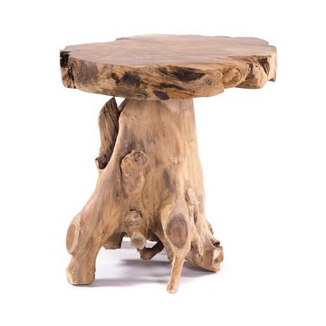 CREEDWOOD Barschrank SITZGRUPPE "YUNI", Teakholz, 3-teilig, Holzgarnitur, Bistro Set