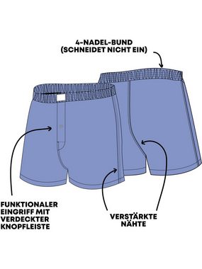HAPPY SHORTS Boxer Print Sets (3-St) Unterhose Unterwäsche Loungewear