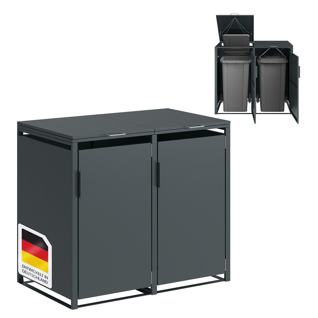STEELSØN Mülltonnenbox Thoria (für 2 Tonnen günstig online kaufen