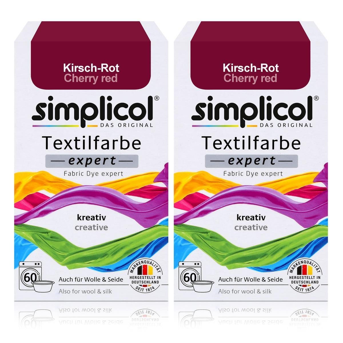 simplicol Textilfarbe Simplicol Textilfarbe expert Kirsch-Rot 150g