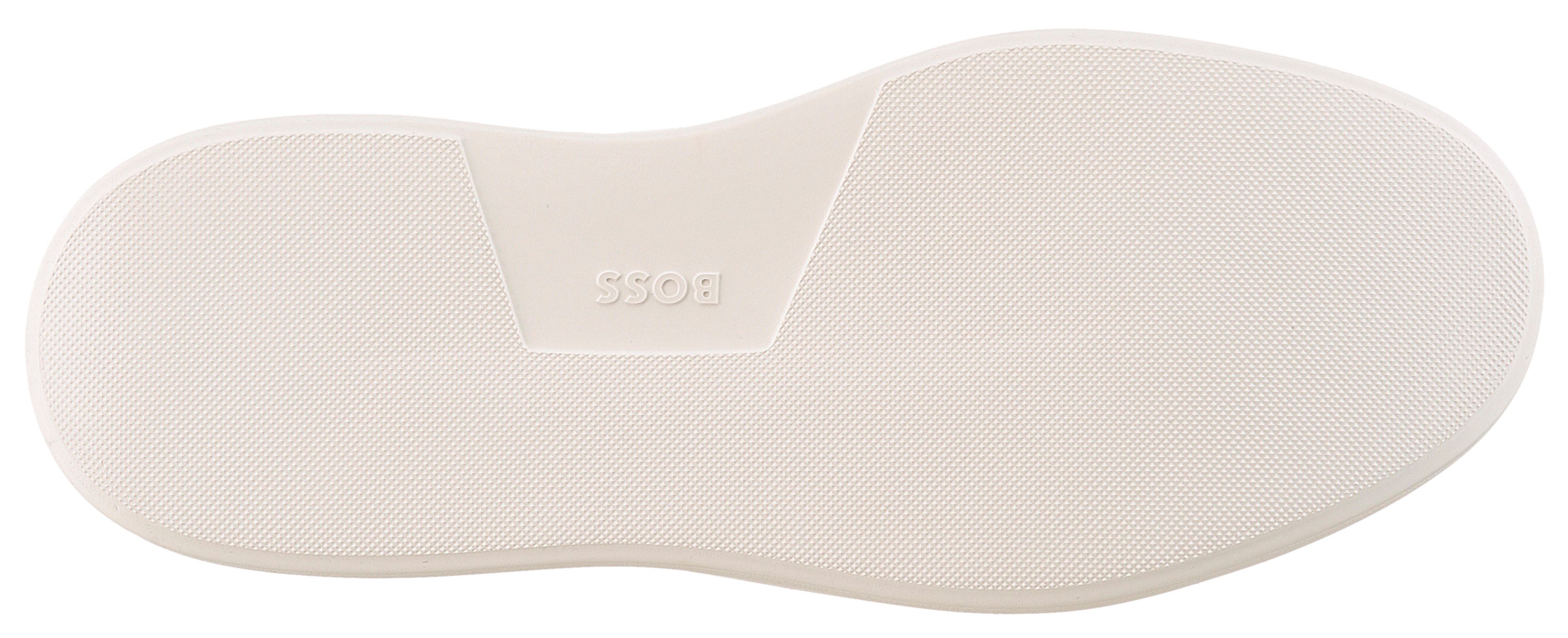 BOSS Amber Tenn Sneaker, Schnürschuh, Halbschuh, Freizeitschuh mit heller Laufsohle