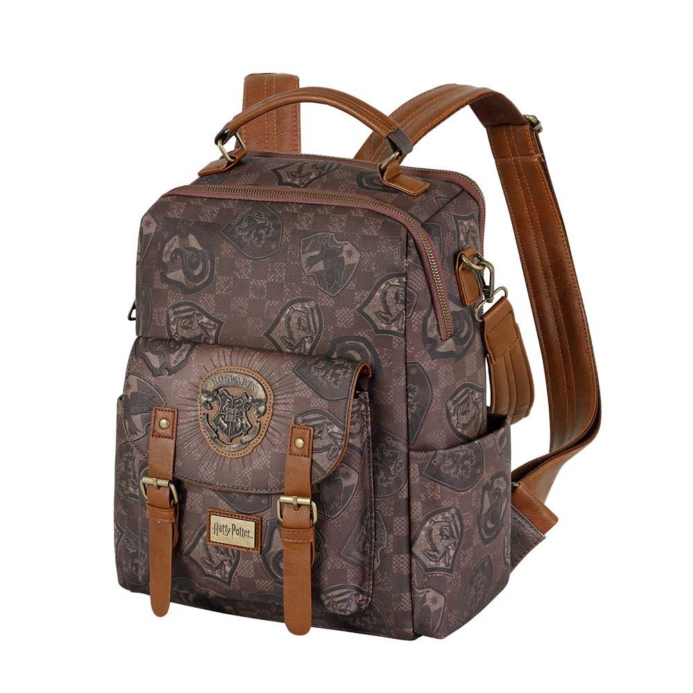 Karactermania Laptoprucksack Harry Potter Rucksack Freizeitrucksack Alltagsrucksack Steampunk, Hogwarts Emblem