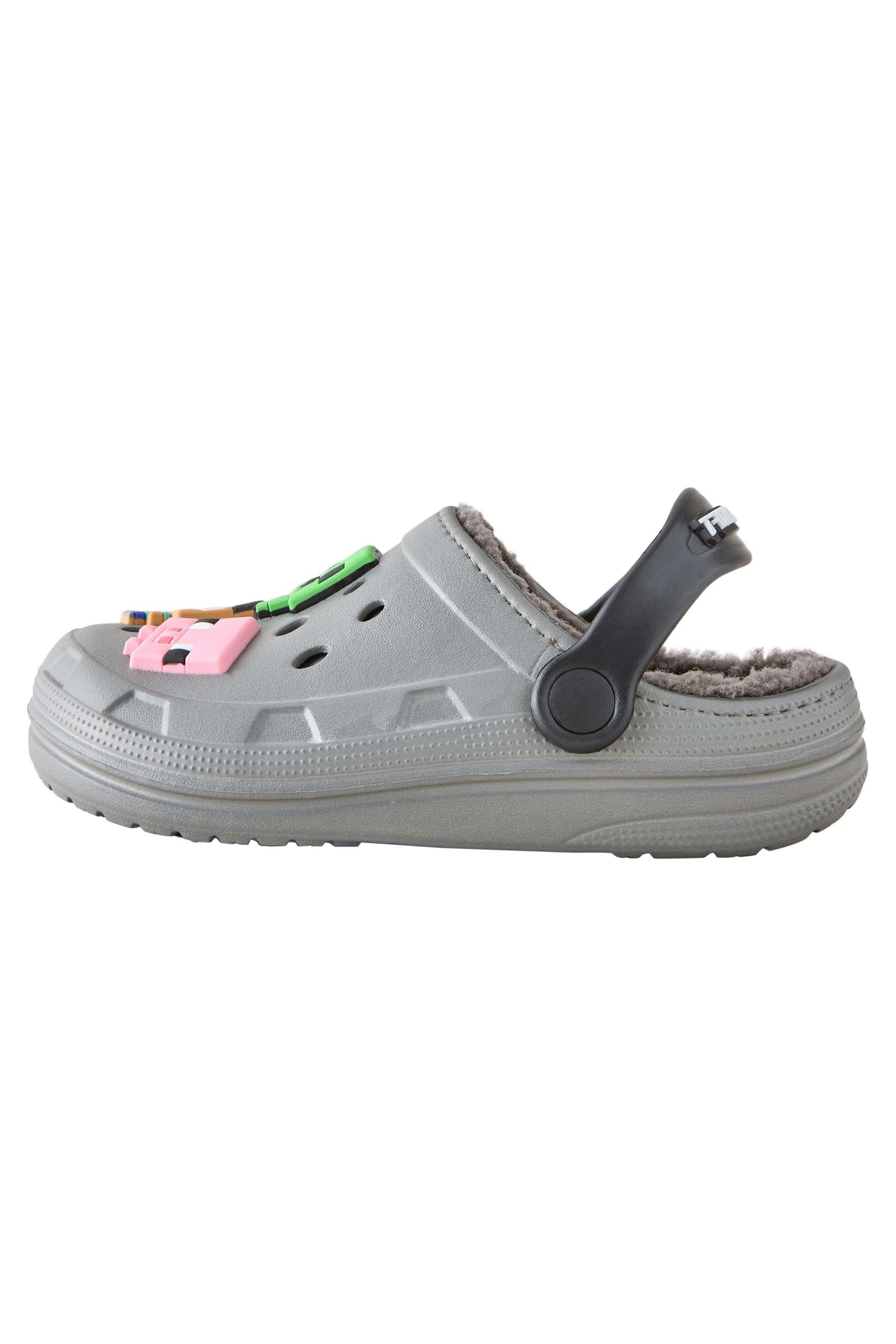 Marmorierte Hausschuhe Clogs, Minecraft Hausschuh