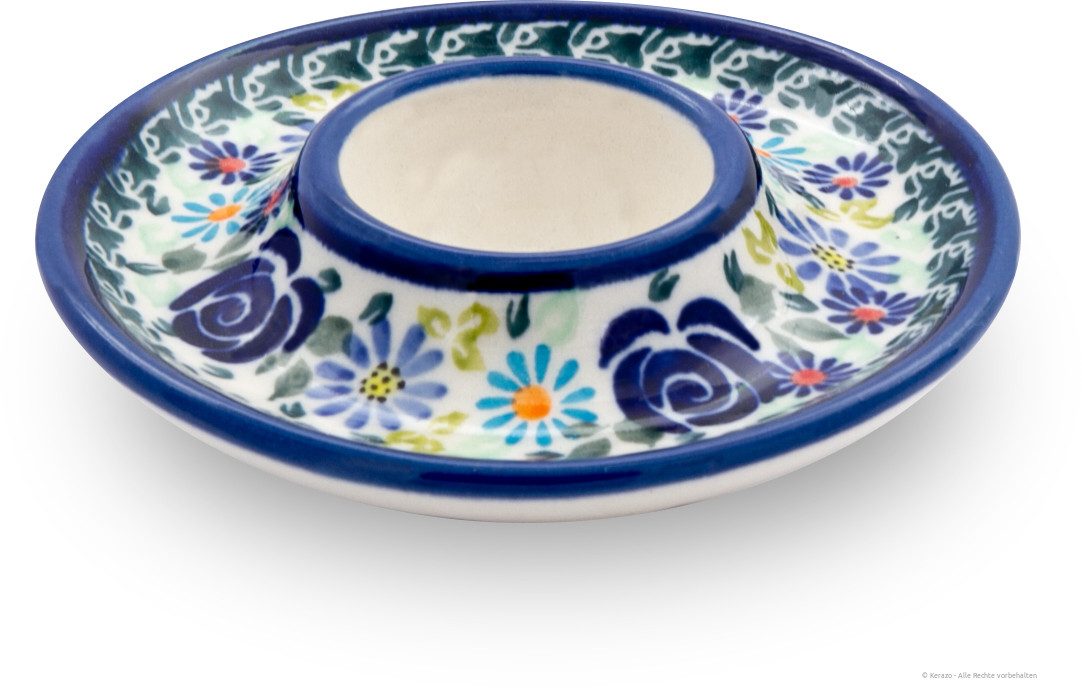 Bunzlauer Keramik Eierbecher Bunzlauer Keramik Eierbecher klassisch flach Ø11,2cm x H2,0cm DU126