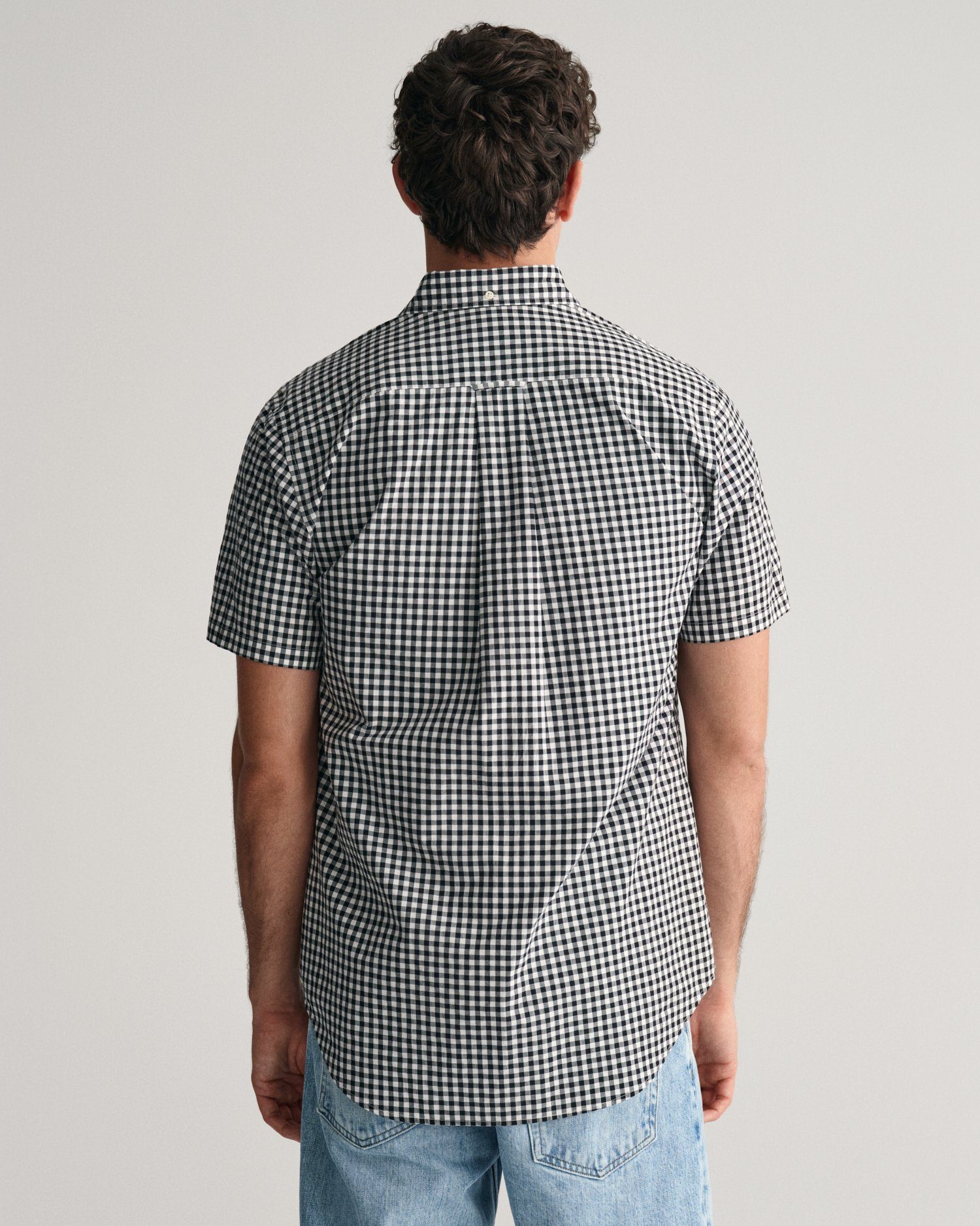 Gant Kurzarmhemd Regular Fit Gingham Popeline günstig online kaufen