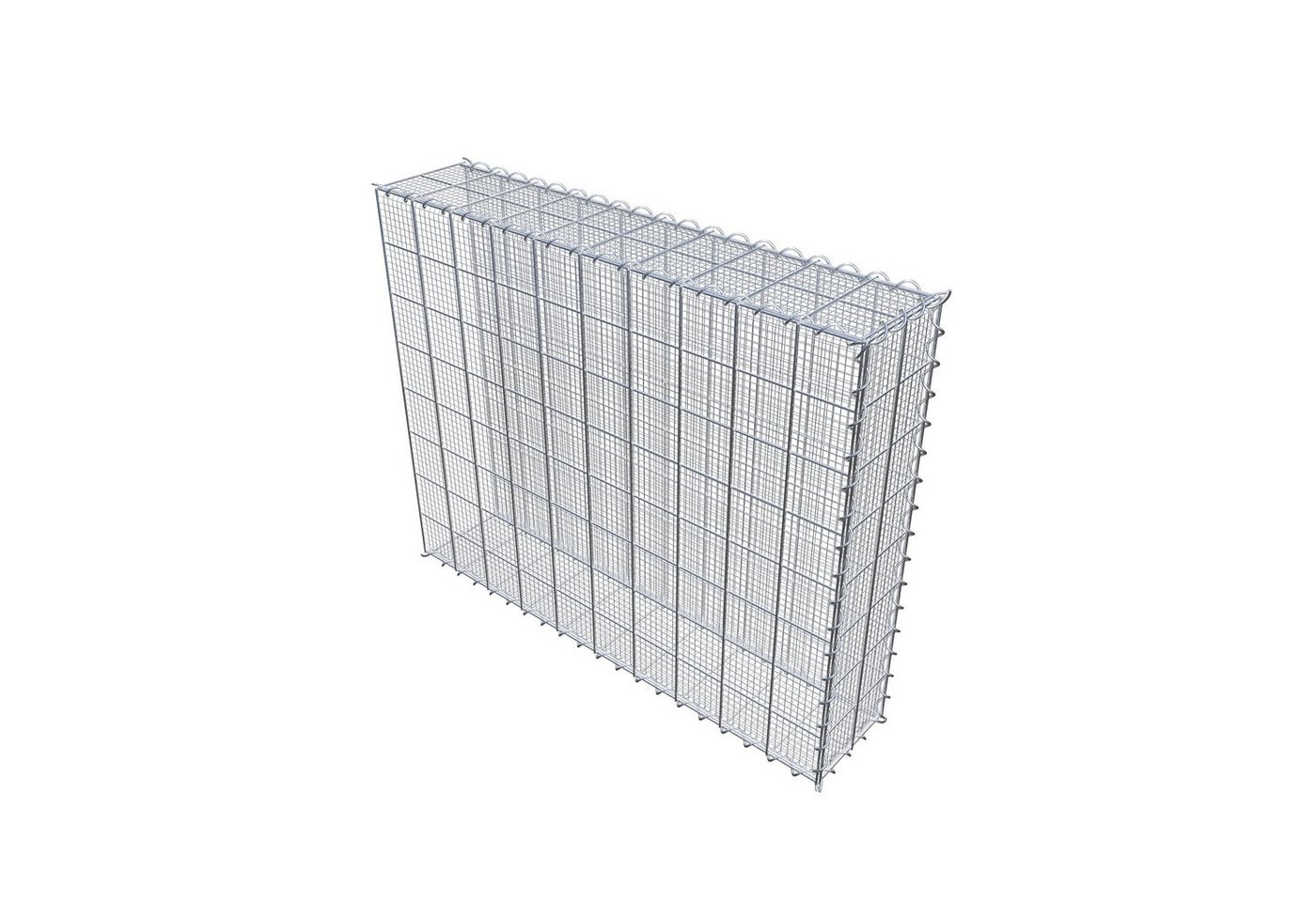 Thumbnail - Gabiona Gabionenzaun Splittanbaugabione Typ 2 100 cm x 80 cm x 20 cm (L x H x T), (Splittanbaugabione Typ 2 100 cm x 80 ...