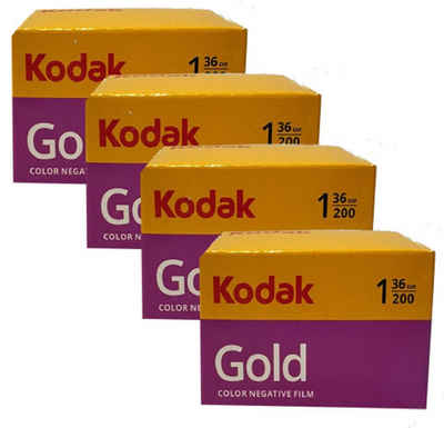 Kodak Farbnegativfilm »4x Kodak Gold 200/36 Kleinbildfilm«