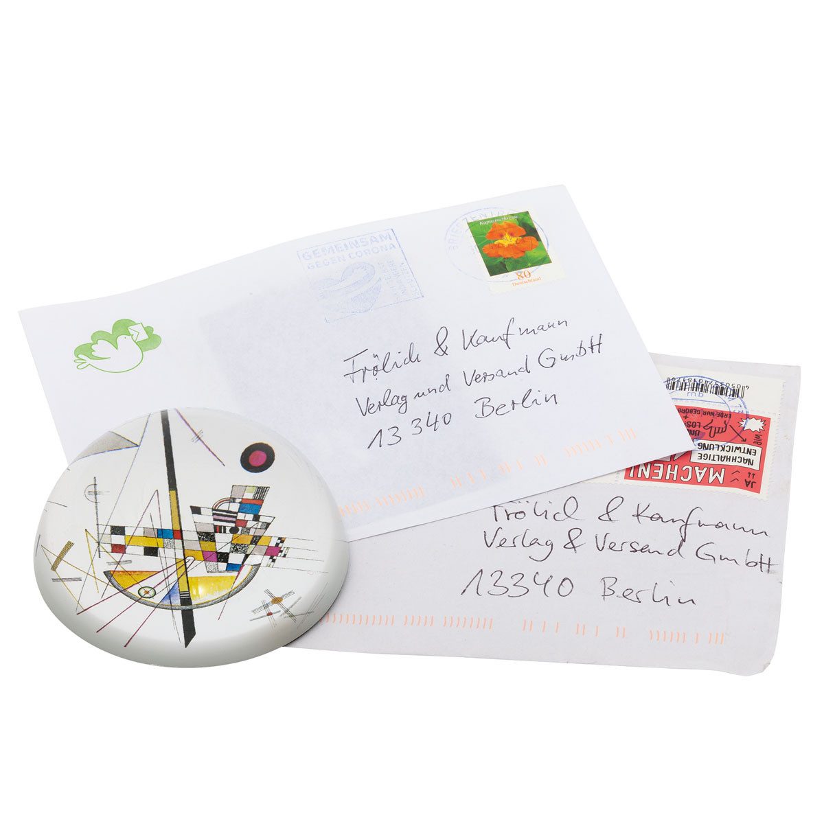 Parastone Dokumentenhalter Parastone Kandinsky-Briefbeschwerer, Glaskuppel, modern, PKAN1