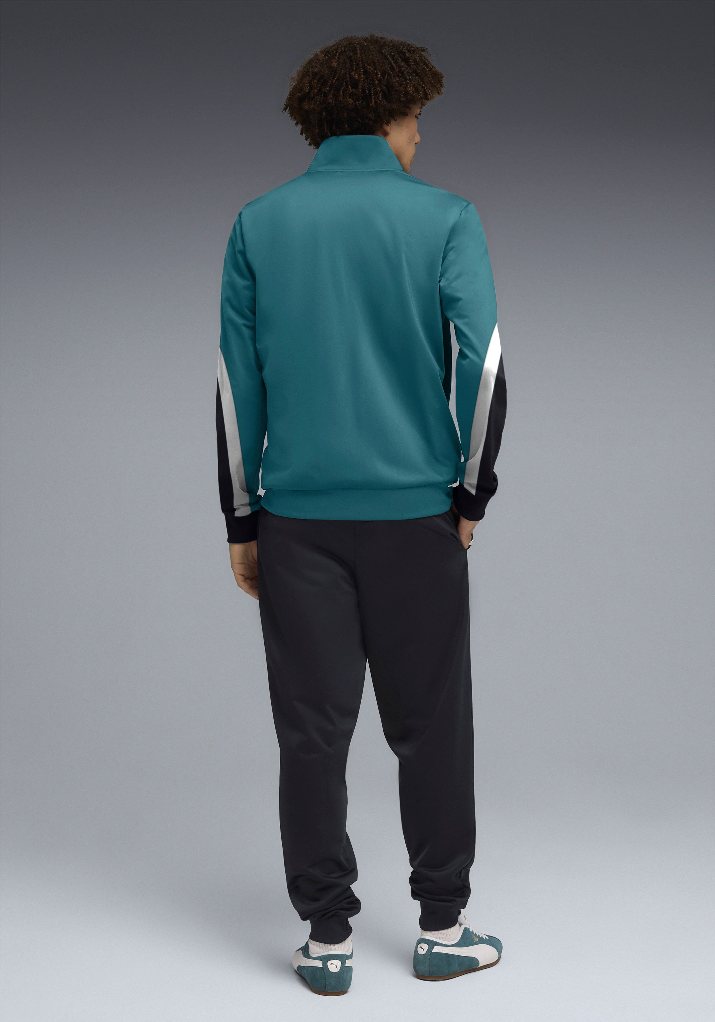 PUMA Trainingsanzug ESS BLOCK POLY SUIT (2-tlg), für entspannte Tage, für vielseitige Aktivitäten