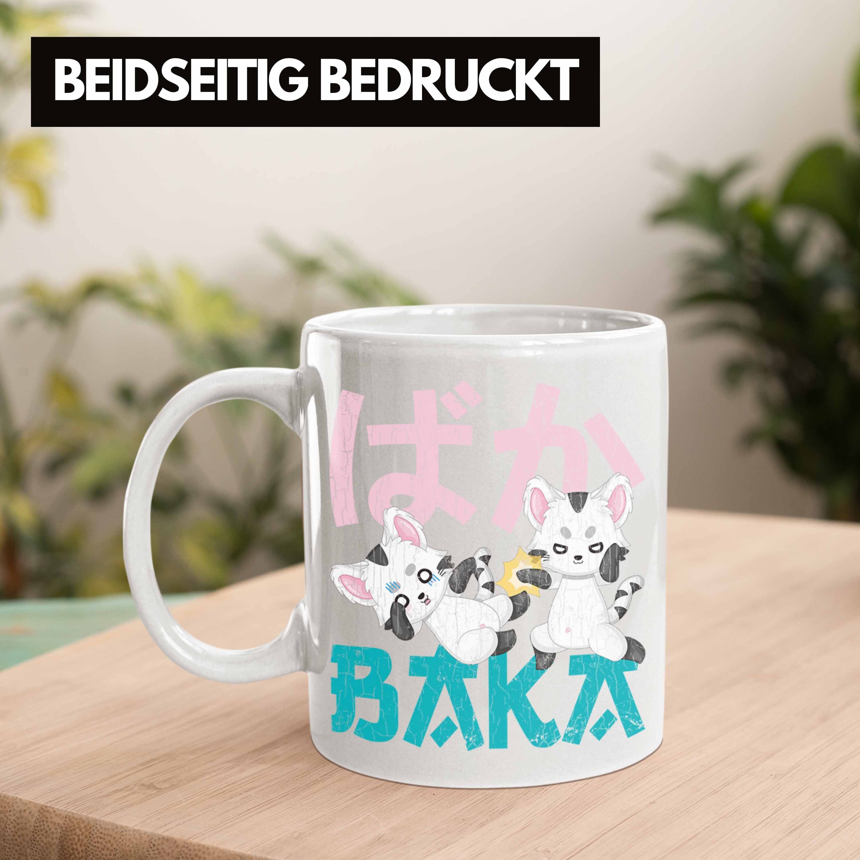 Tasse Fan - Trendation Tasse Kaffeetasse Weiss Trendation Baka Anme Spruch Geschenke Anime Geschenk Deko