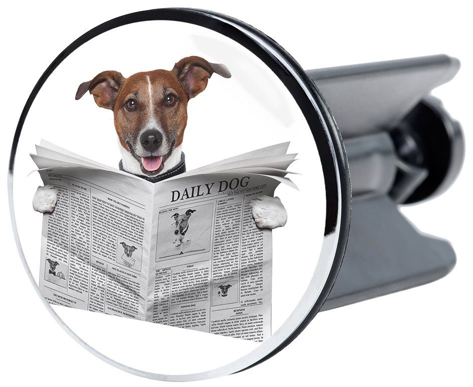 Sanilo Waschbeckenstöpsel Newspaper, Ø 4 cm, Ø 4 cm