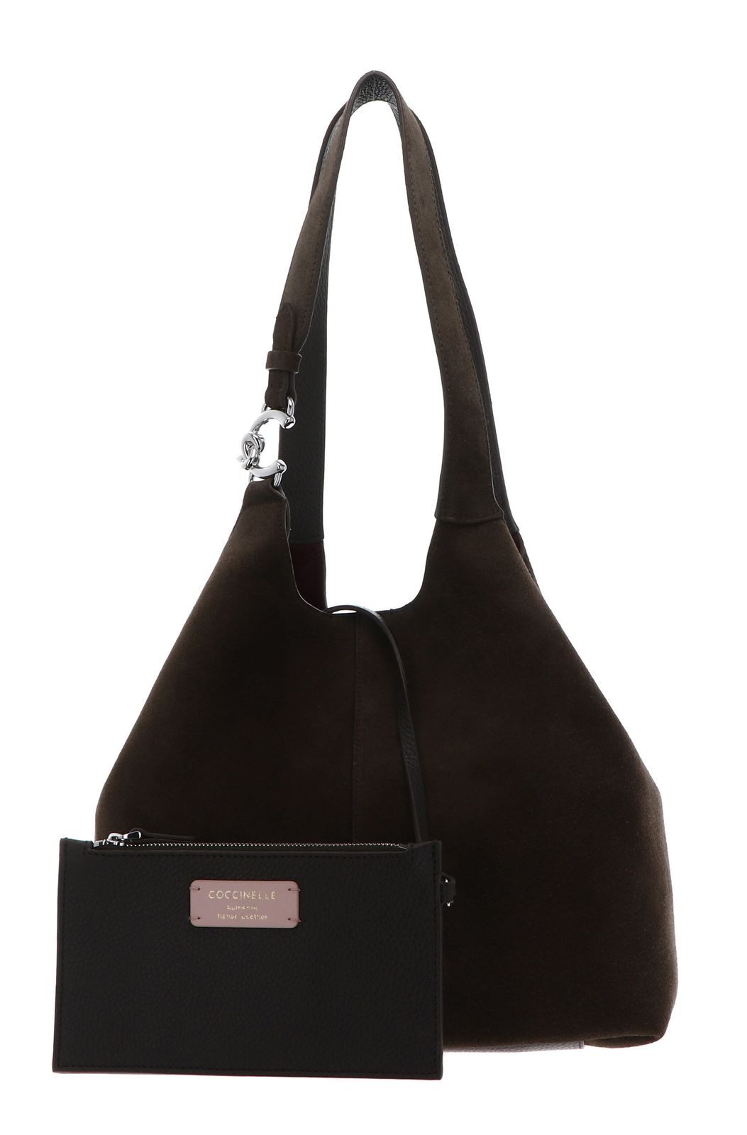COCCINELLE Schultertasche Handbag (Set, 2-tlg), aus echtem Rindsleder