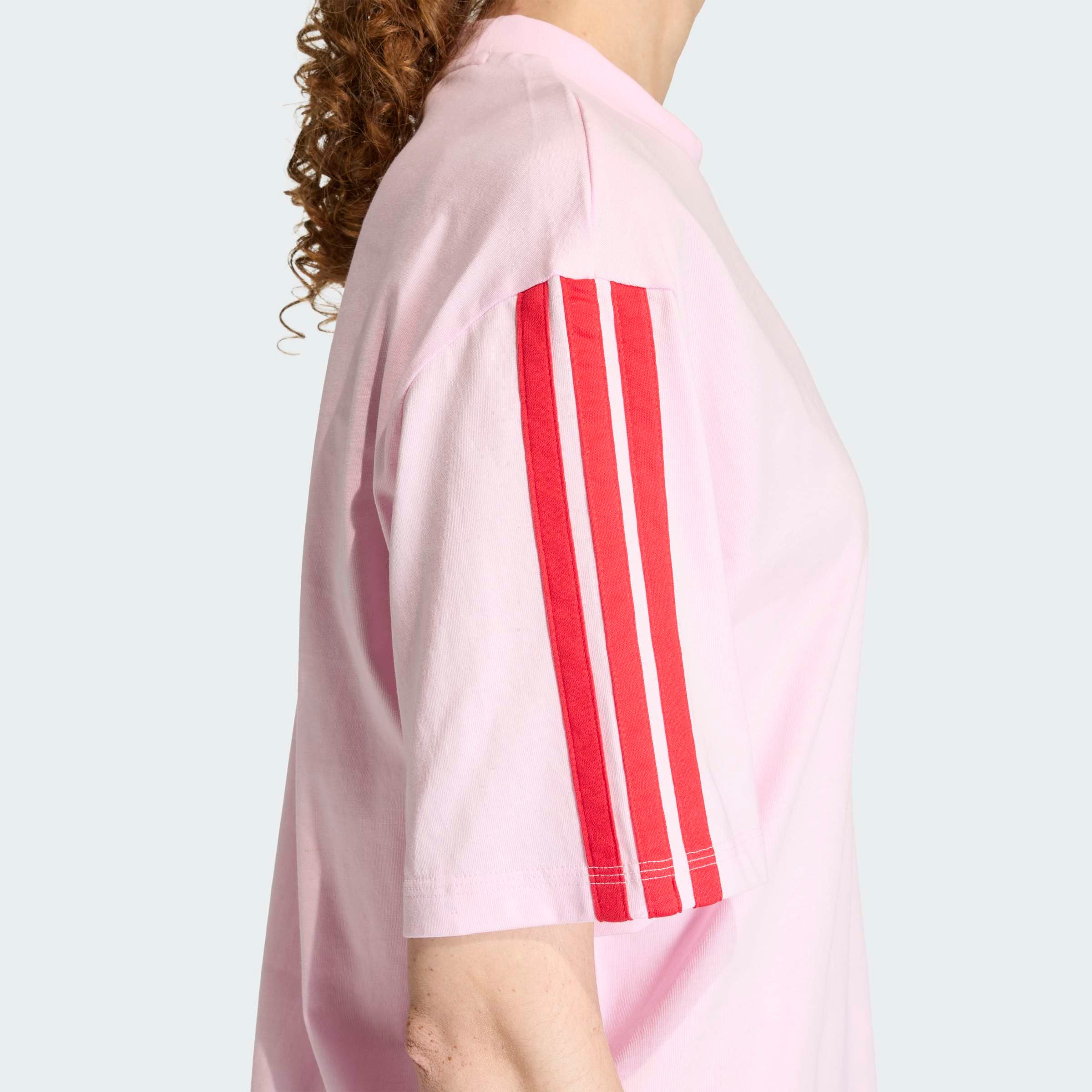 adidas Sportswear T-Shirt W 3S SJ BF T Kurzarmdesign, mit Rundhalsausschnitt, gerader Abschluss