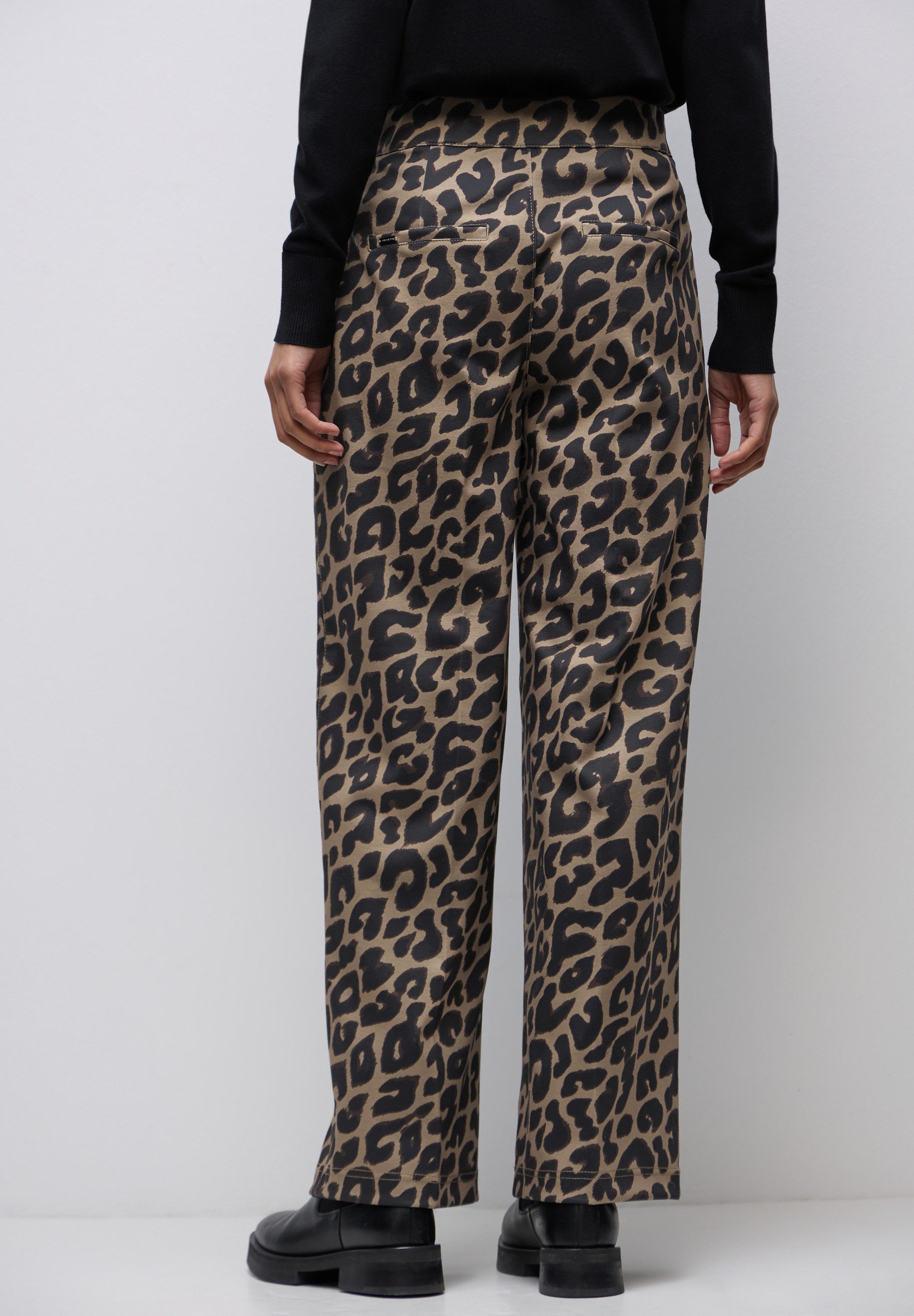 STREET ONE Stoffhose High Waist