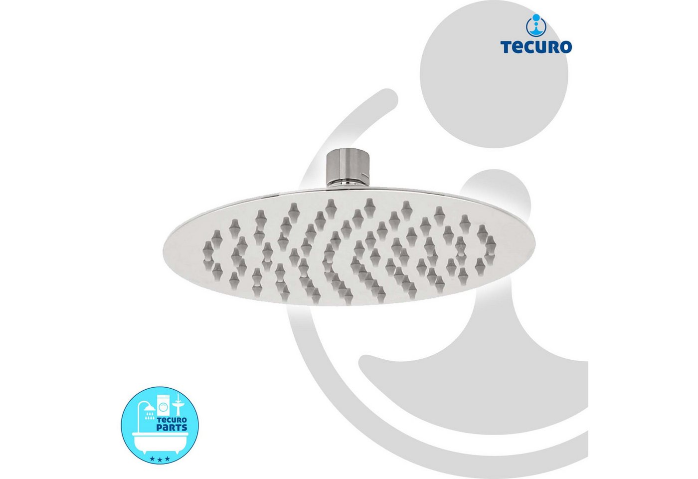Thumbnail - tecuro Duschbrause Antikalk Kopfbrause Regenbrause Regendusche Ø 200 bis 400 mm