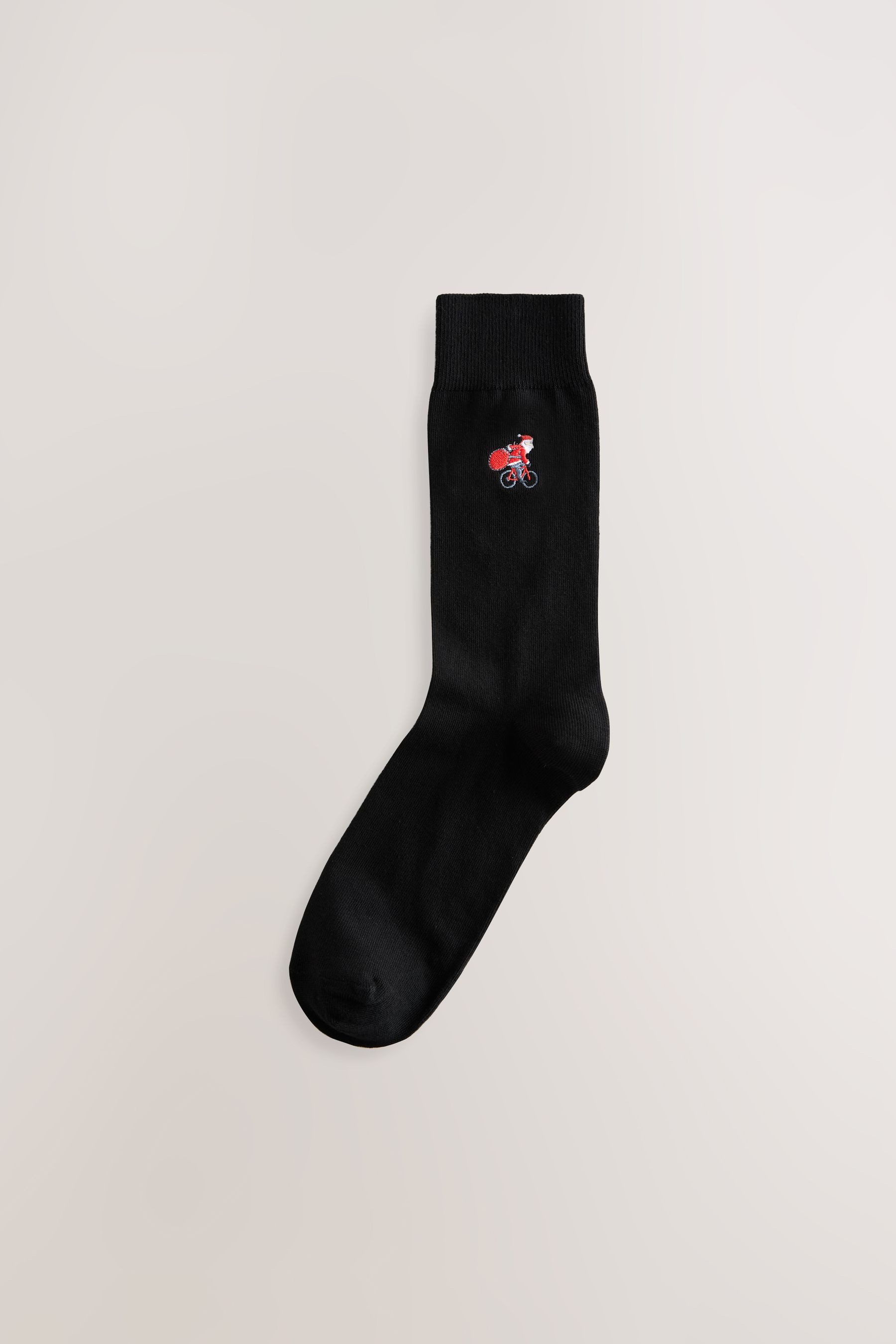 Next Basicsocken Socken mit aufgesticktem Weihnachtsmotiv, 5er-Pack (5-Paar günstig online kaufen